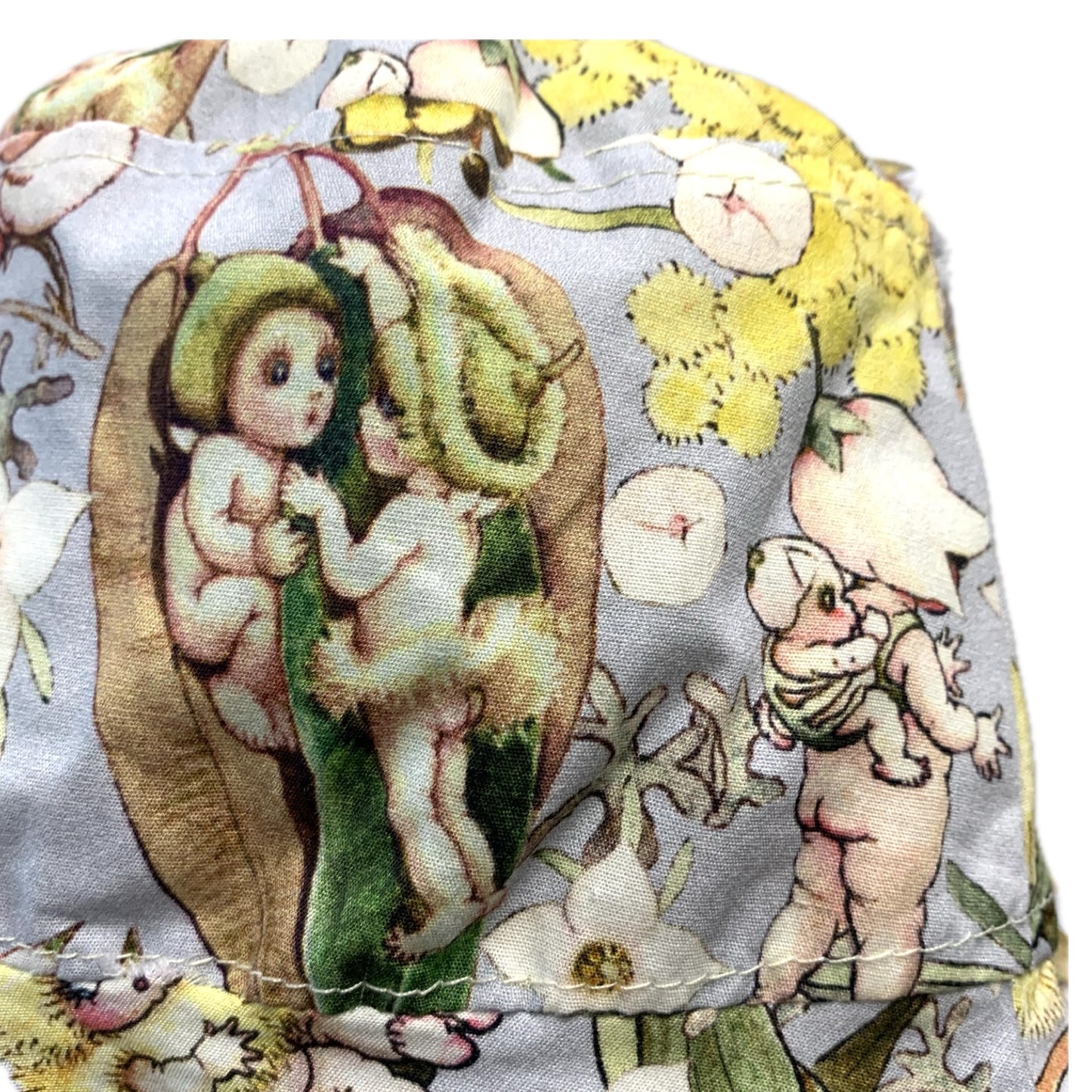 Teacups n Quilts - May Gibbs "Blossom Baby" Fabric Hat -Kids Size Large