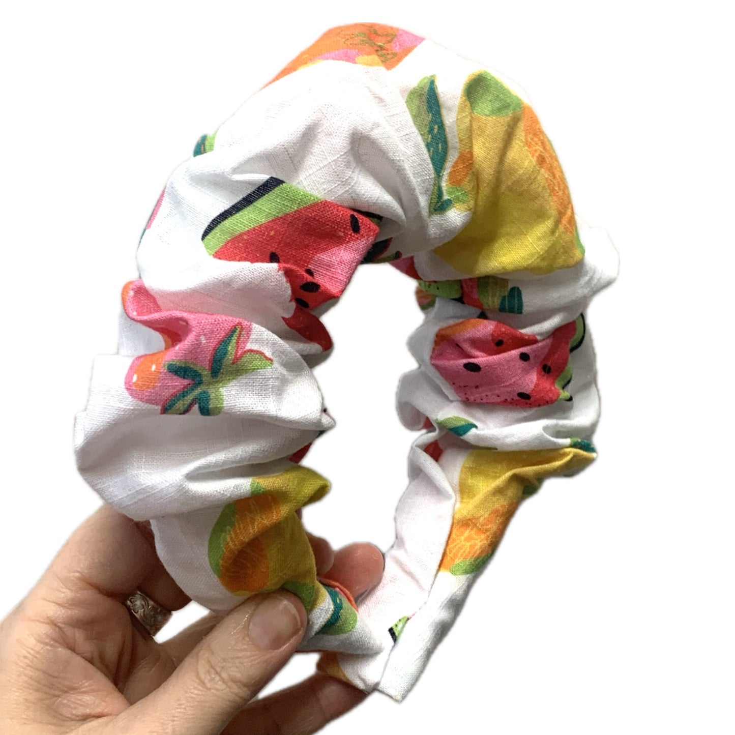 THIS BIRD HAS FLOWN -  JUMBO SCRUNCHIE HEADBANDS- Fruity