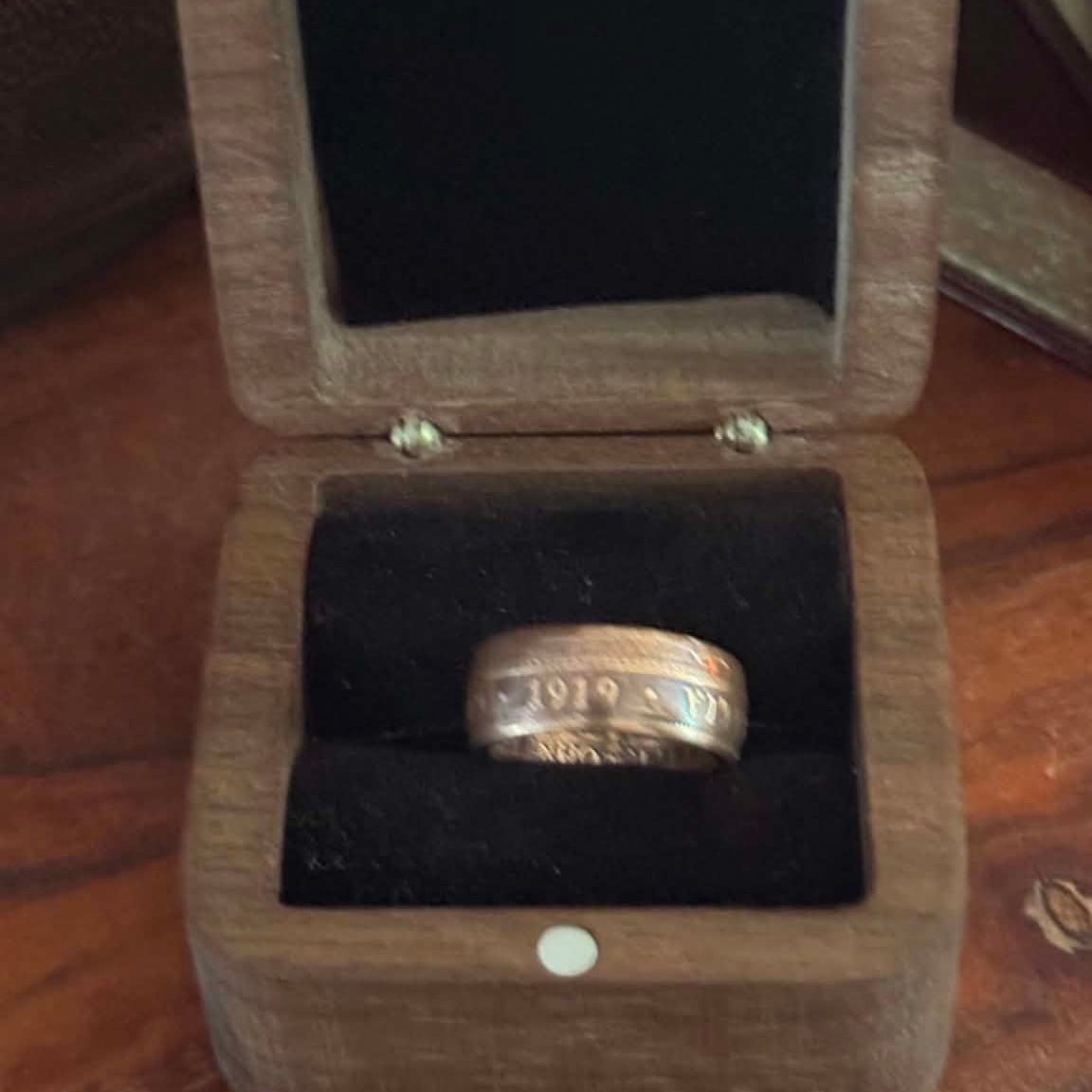 MOLLY MADE - 1919 Australian Half Penny Ring