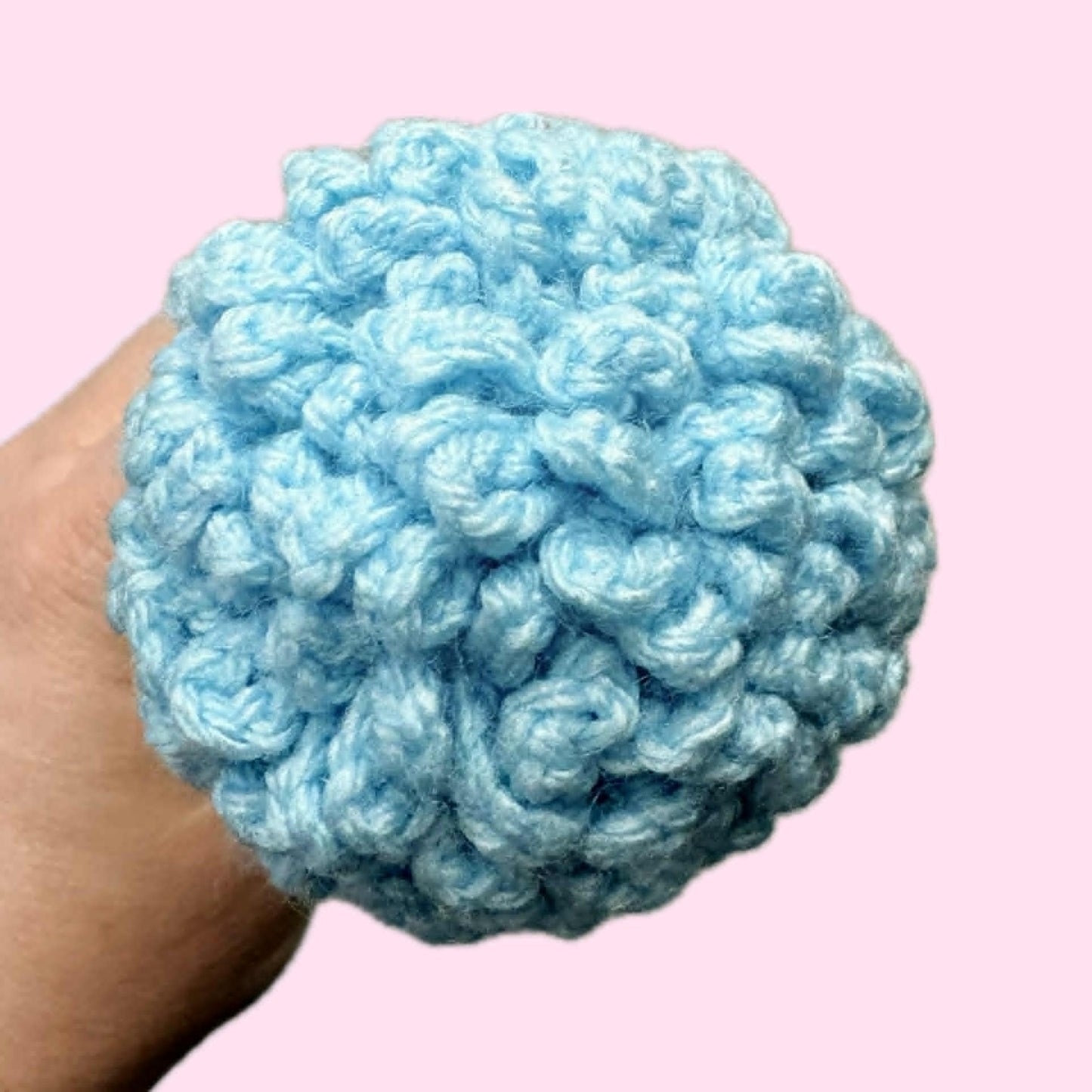 HOOKED BY JEN- Single Flower Blue