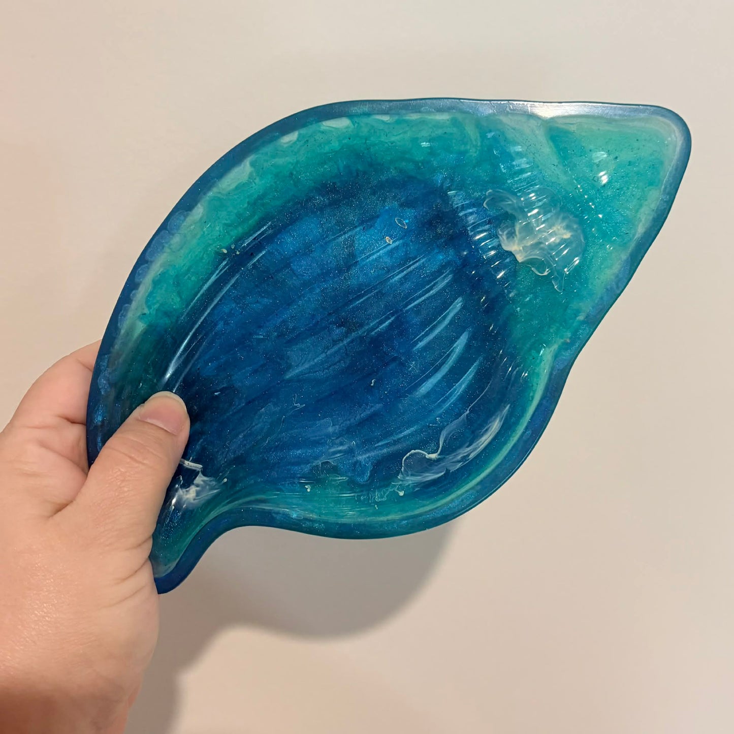 BRENDA STONE ART - Large Shell Resin Tray