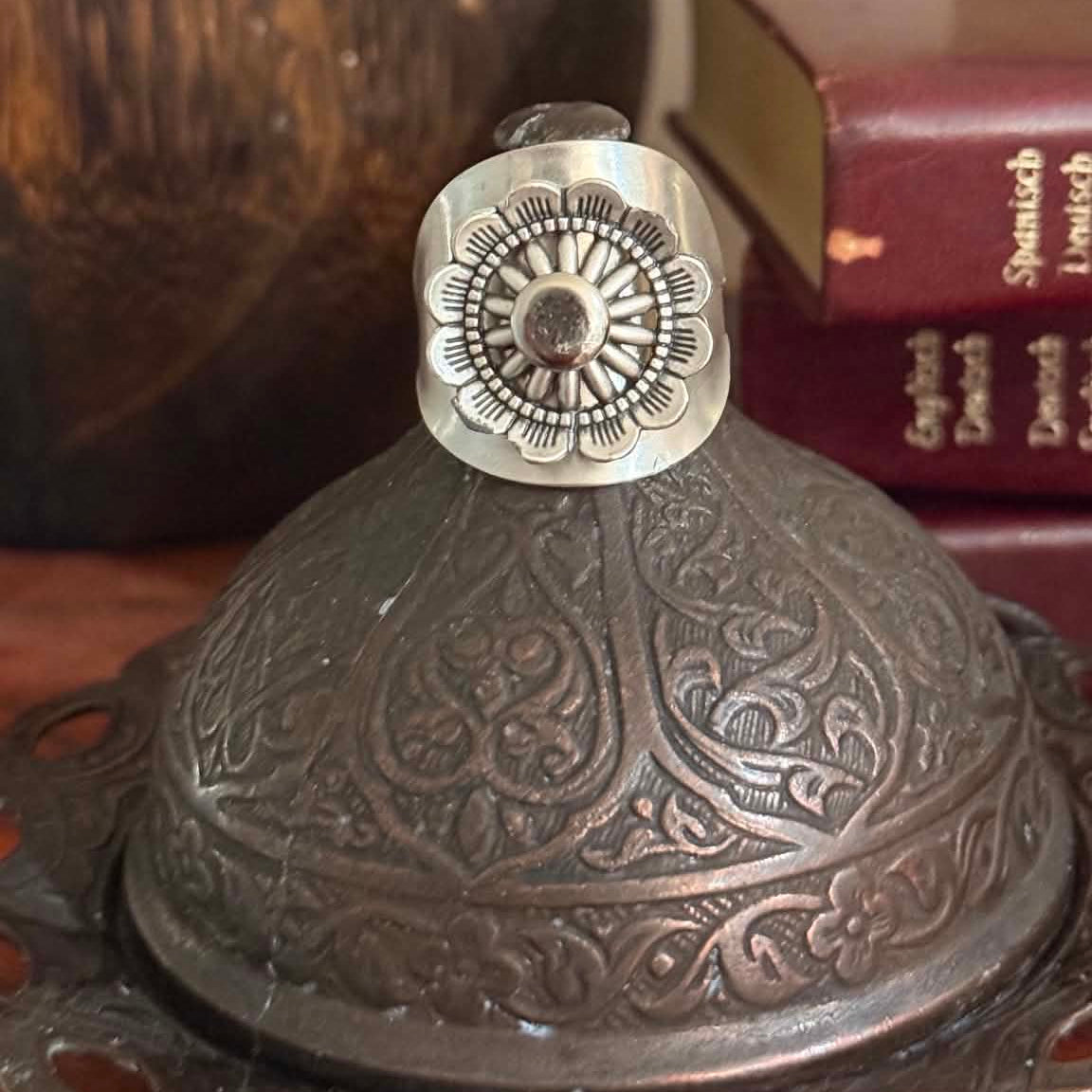 MOLLY MADE - 'Flower' Vintage Spoon Ring