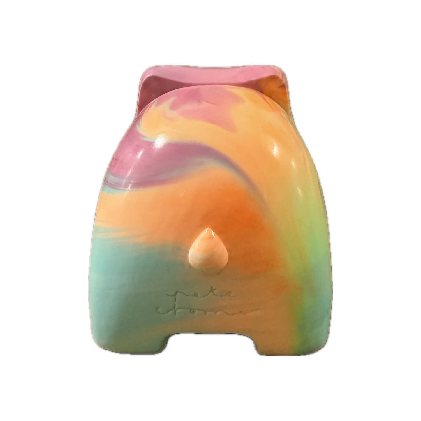 PETE CROMER - RESIN WOMBAT - Colourful #1 - Bubblegum