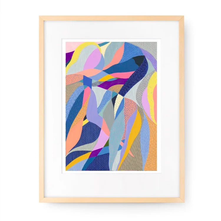 CLAIRE ISHINO- SMALL LIMITED EDITION A5 PRINTS- "Lines and Leaves"