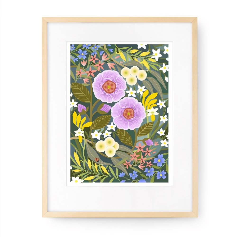 CLAIRE ISHINO- SMALL LIMITED EDITION A5 PRINTS- Bloom in Adversity