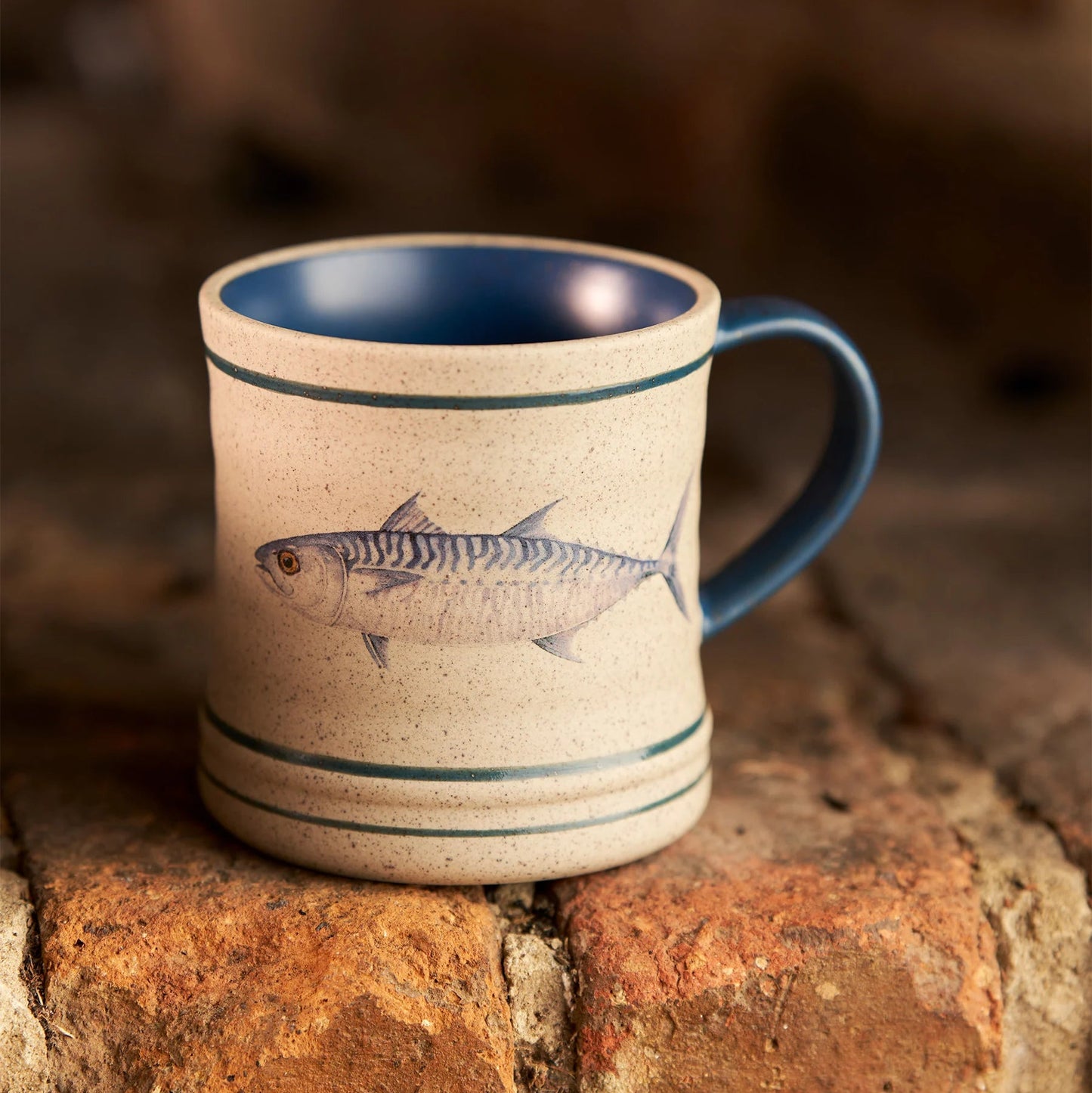 ROBERT GORDON POTTERY - "Mackerel" Mug - RGA x Michelle Turner