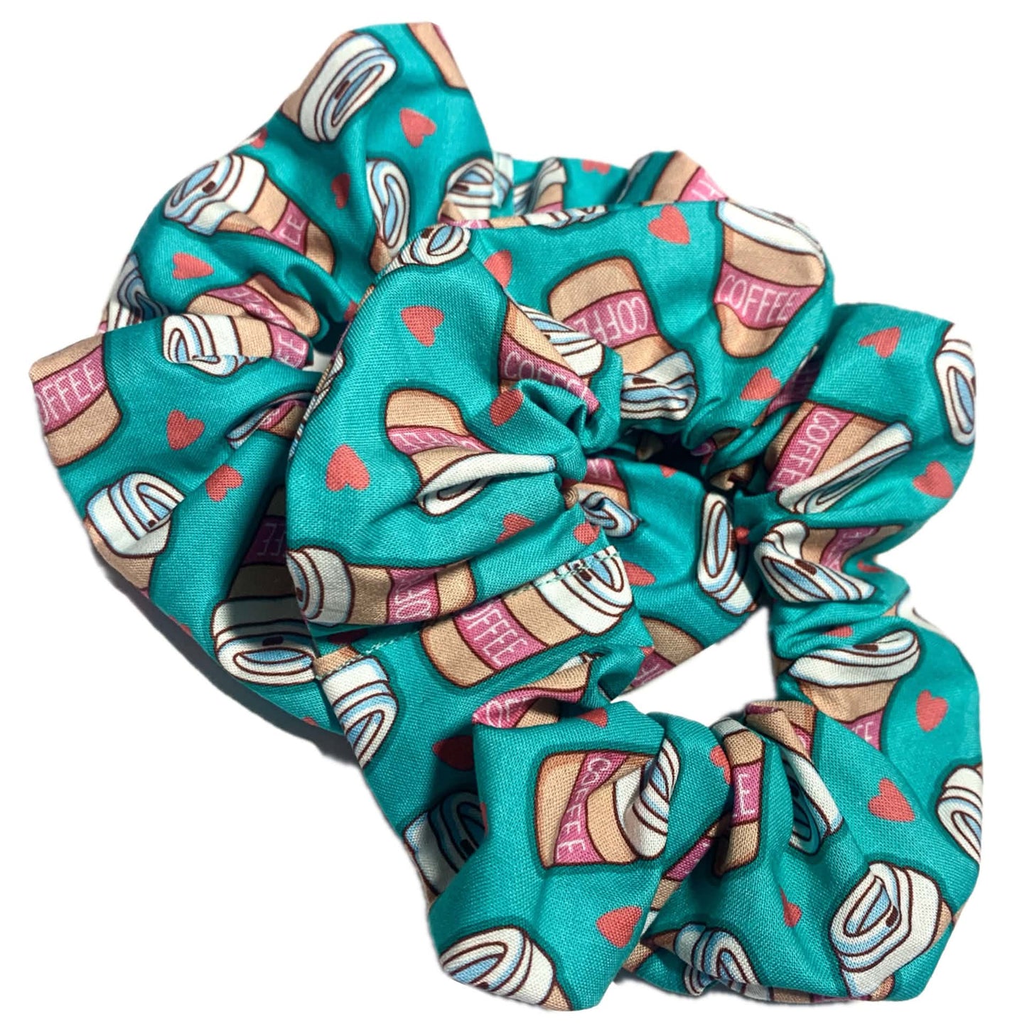 MUMMA WHOOPEE - JUMBO "COFFEE LOVER" SCRUNCHIES