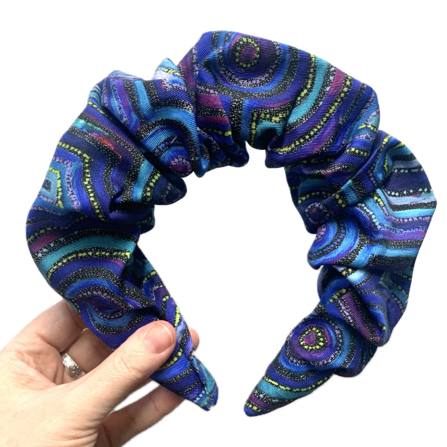THIS BIRD HAS FLOWN -  "Emu Dreaming" - JUMBO SCRUNCHIE HEADBANDS