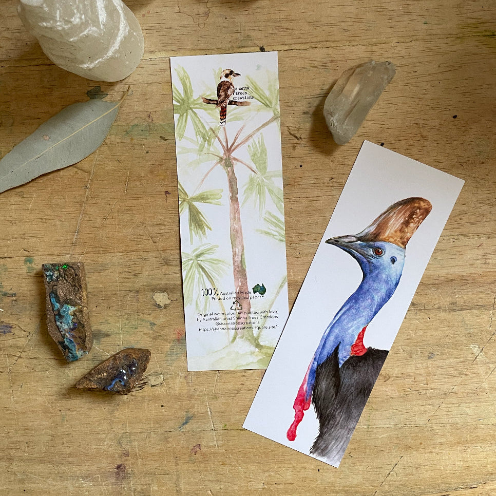 Shanna Trees Creations- "Cassowary" Bookmark