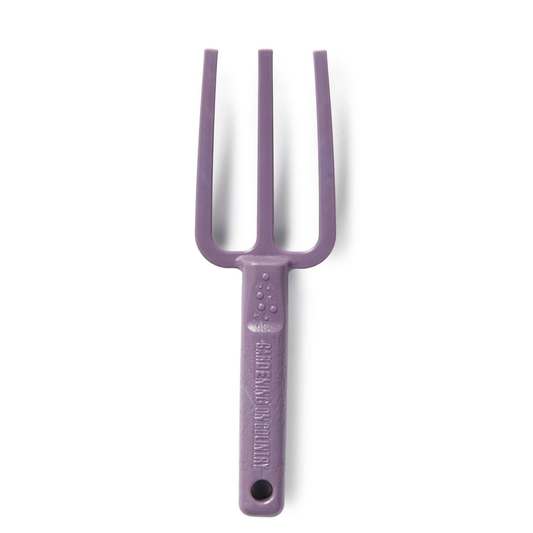 GARDENING ON COUNTRY - Chicky Kids Garden Fork Swan River Purple — Recycled Plastic, Australian Made