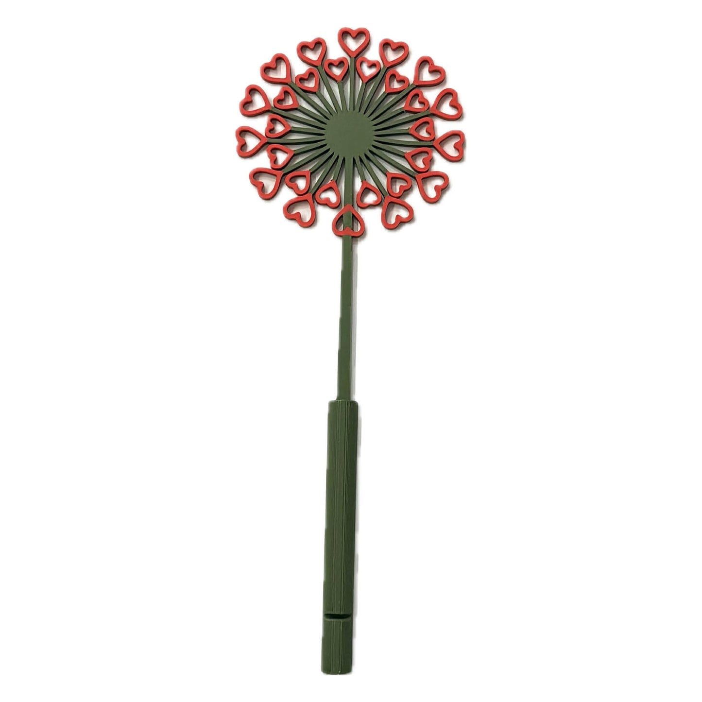 DWAYNSKI.3D - DANDELION HEARTS BLOOMS - MAGNETIC BUD VASE WITH PRINTED FLOWER STEM