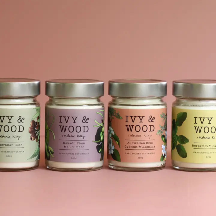 IVY & WOOD - Australian Bush Scented Candle - 'Australiana' Collection