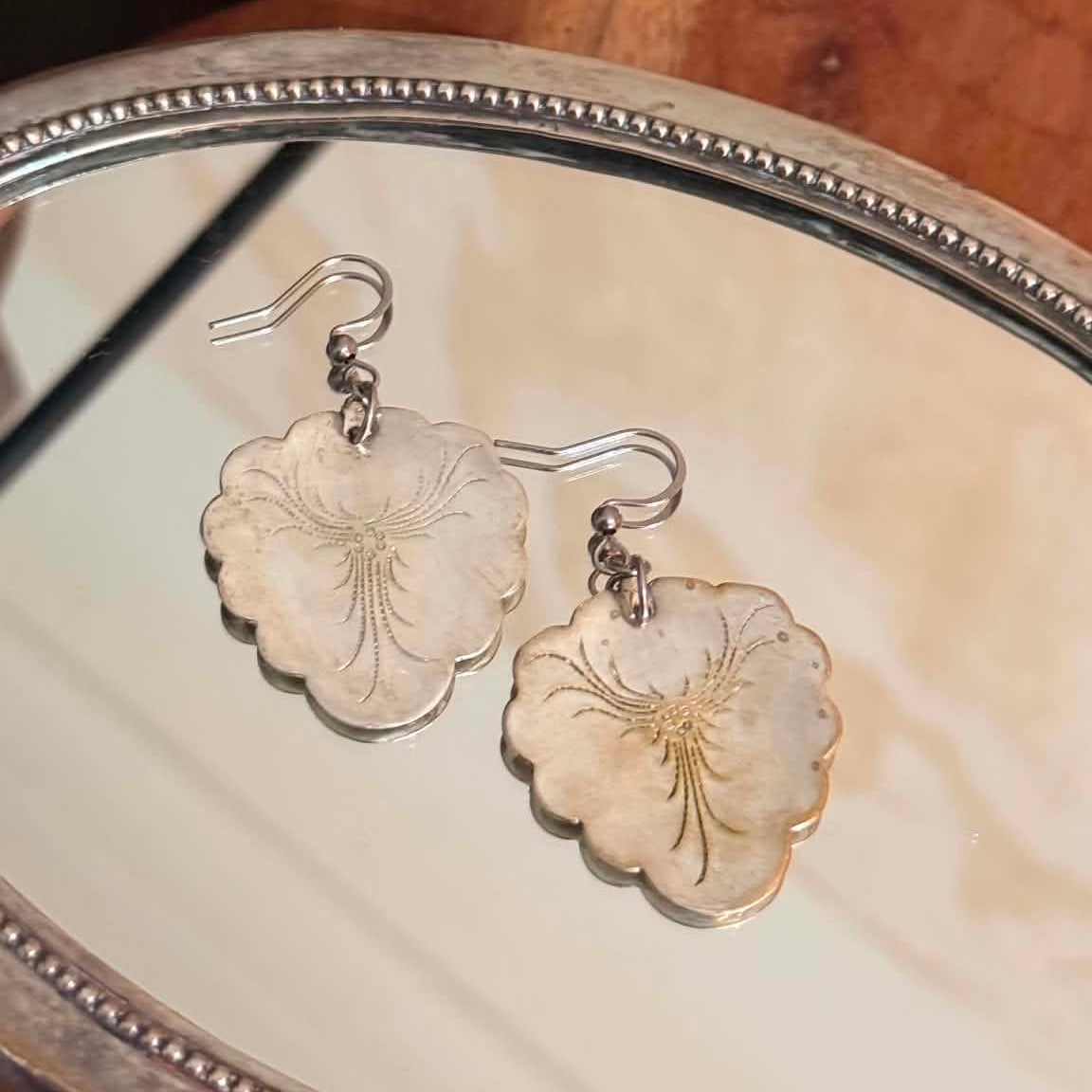 MOLLY MADE- Indonesian Teaspoon Bowl Earrings