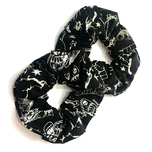 MUMMA WHOOPEE - "Black Magic" Halloween Jumbo Scrunchies