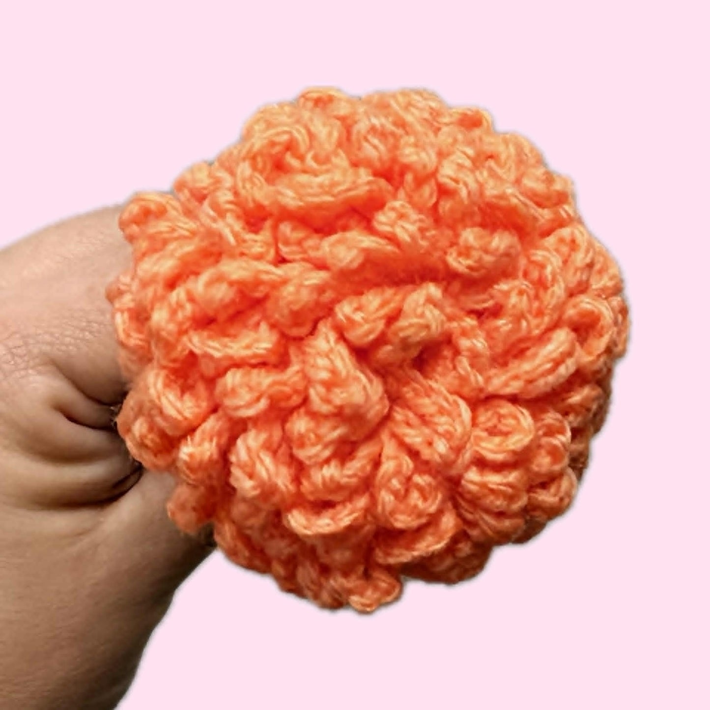 HOOKED BY JEN- Single Flower Bright Orange