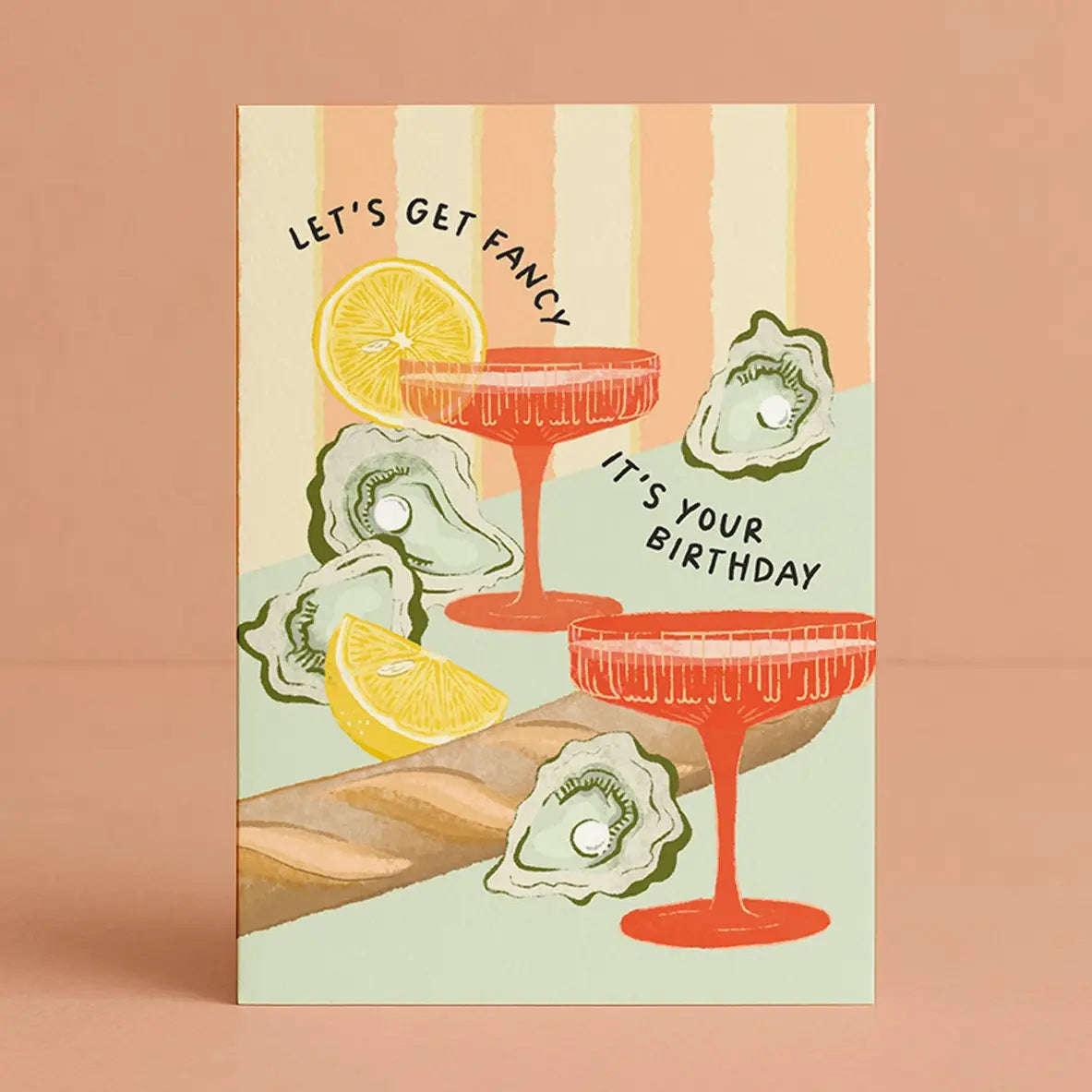 DAYMAKER STATIONERY- "'Let's Get Fancy It's your Birthday"- Birthday Card (Copy)