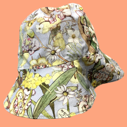 Teacups n Quilts - May Gibbs "Blossom Baby" Fabric Hat -Kids Size Large