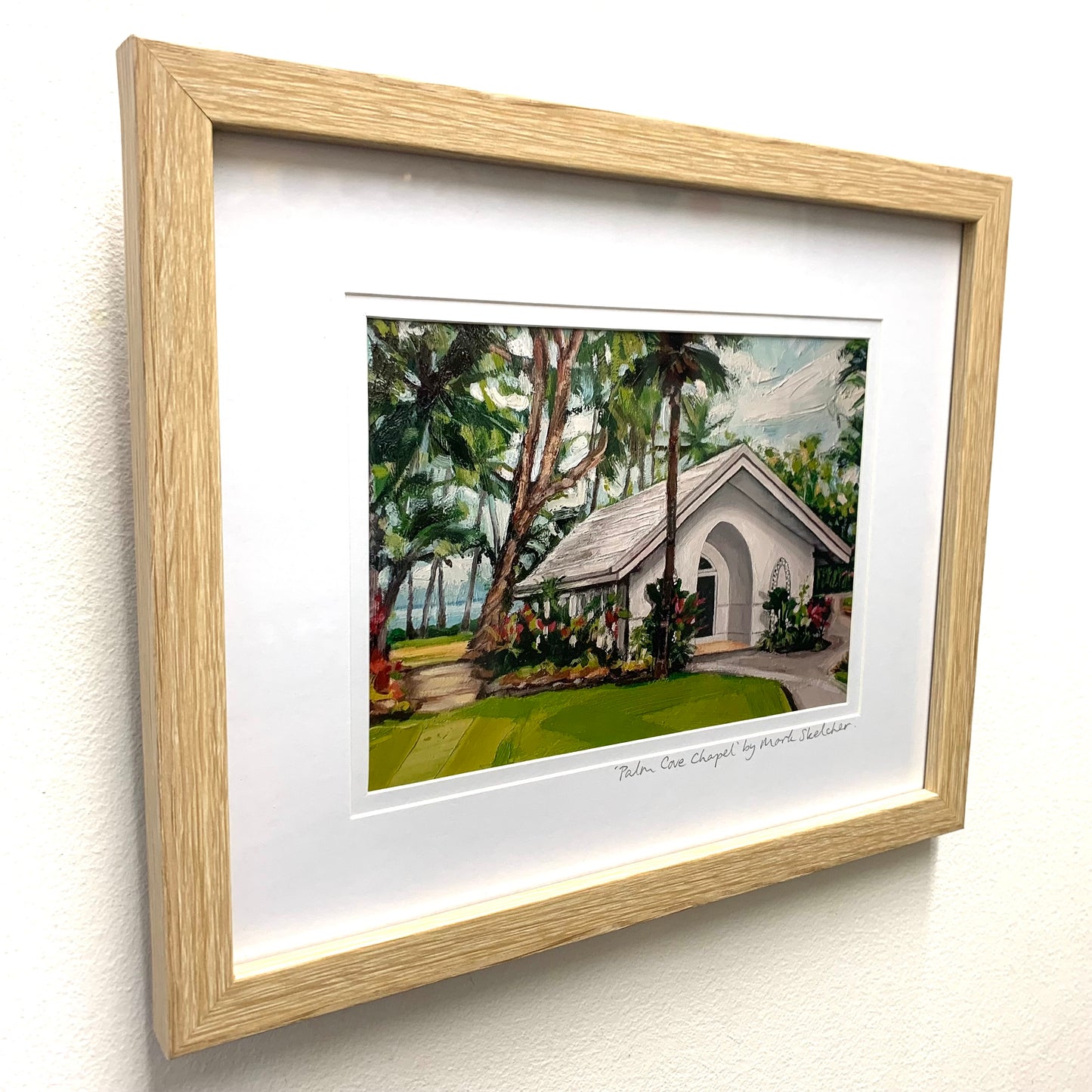 Mark Skelcher Artist - "Palm Cove Chapel"- Framed Artist Print