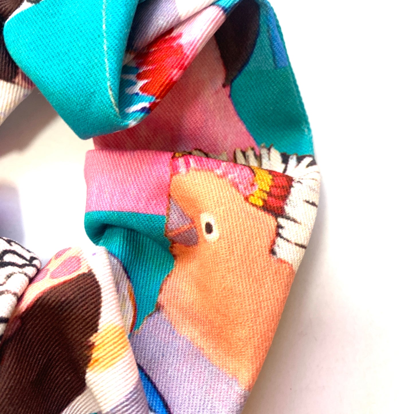 MUMMA WHOOPEE - JUMBO "Birdie Paradise" SCRUNCHIES