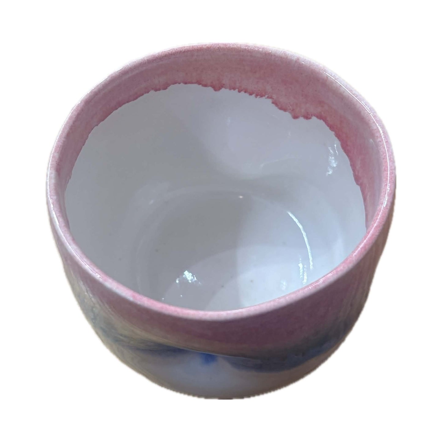 EARTH BY HAND- Hug Mugs- Pink & Blue Glaze