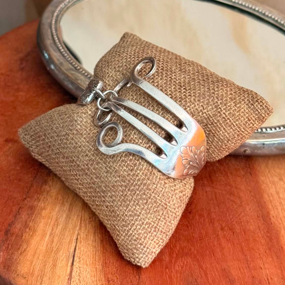 MOLLY MADE- Hand Formed Vintage Fork Bracelet