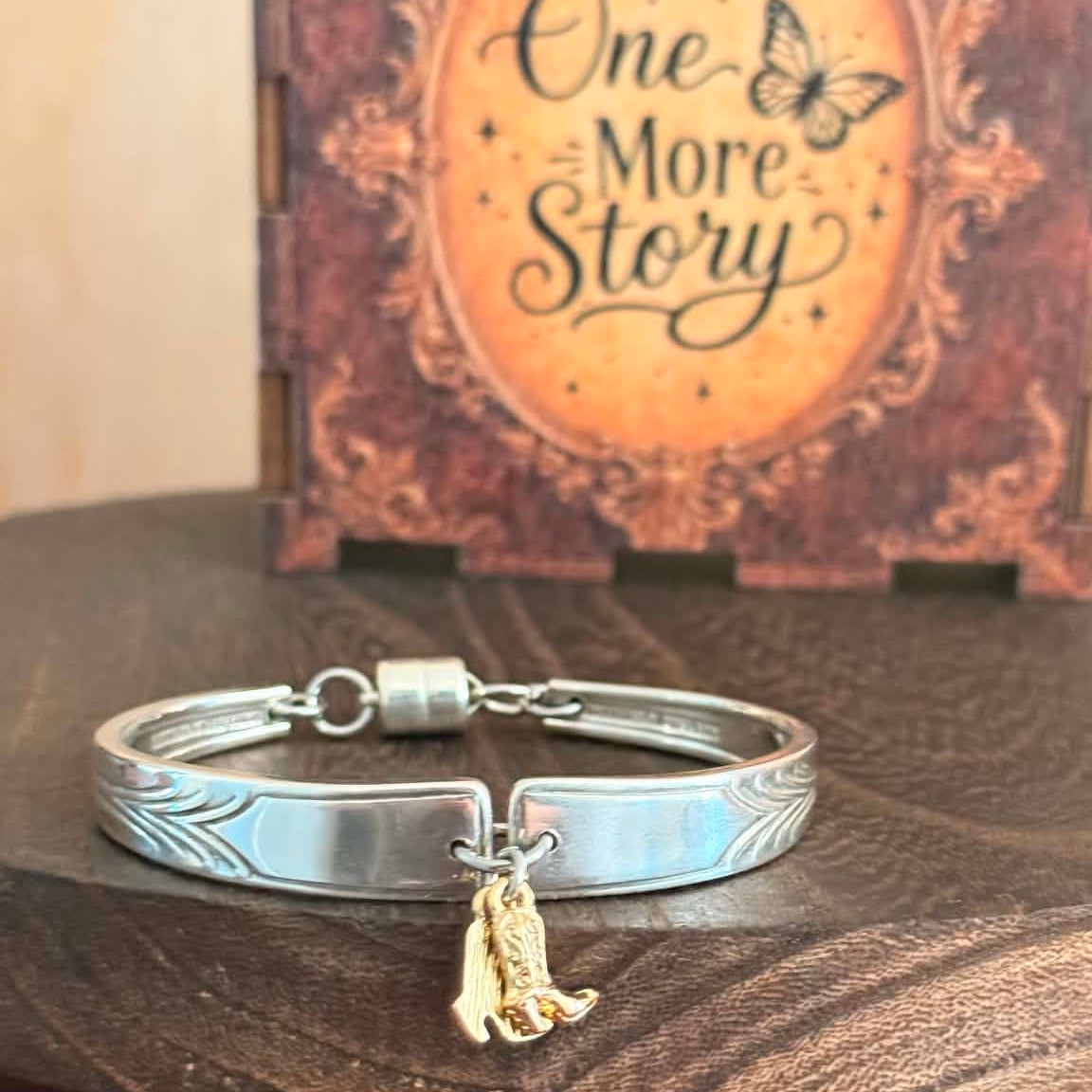 MOLLY MADE- Sheffield "Sheringham" Silverware Handle Bracelet