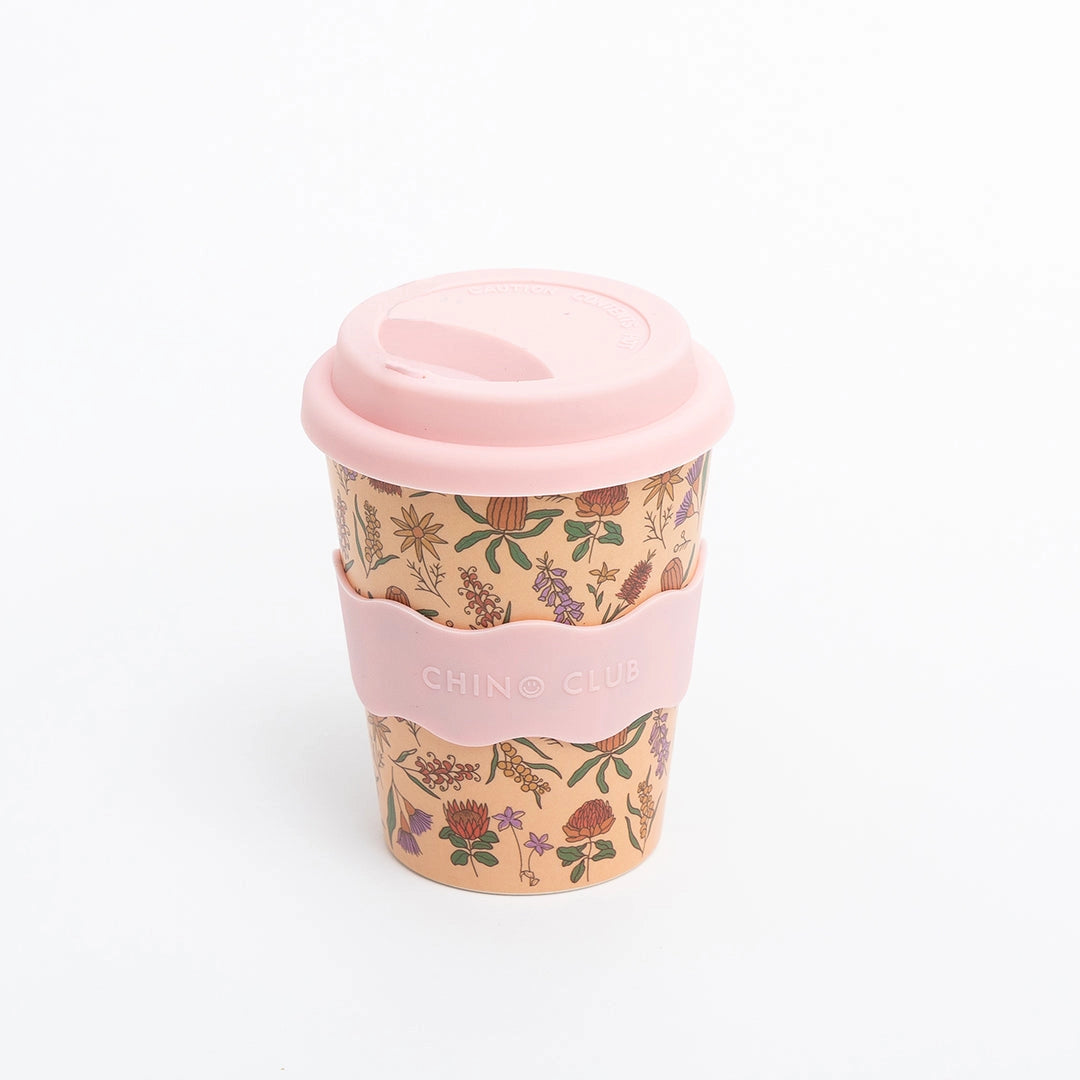 CHINO CLUB- Adult Reusable Cup 12 oz - Australian Wildflowers