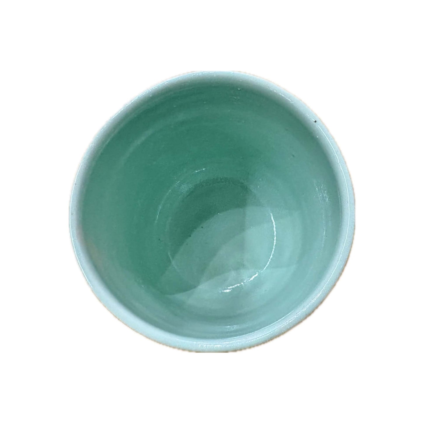 EARTH BY HAND- Latte Love Mugs - Green Glaze