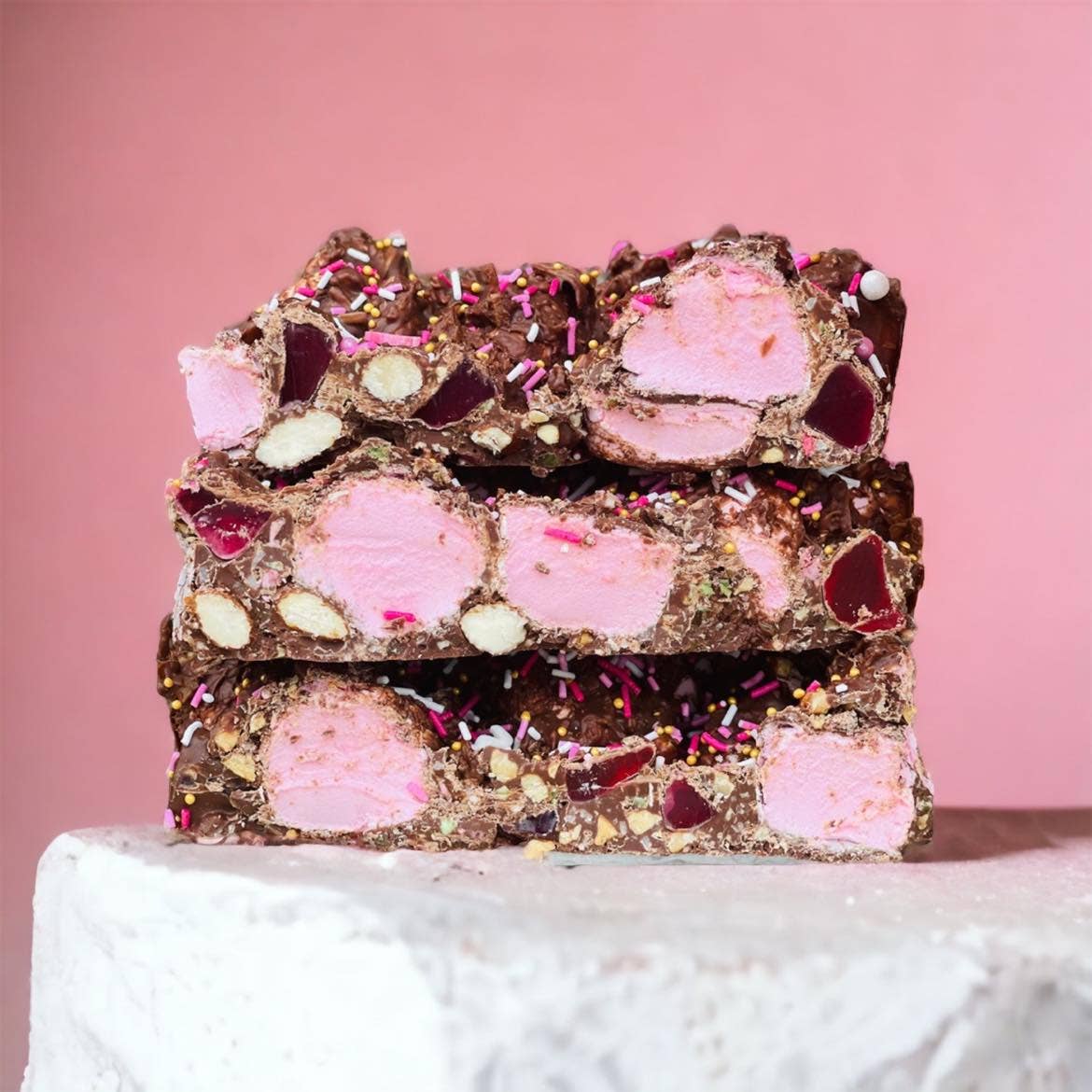 PEBBLY PATH- Rocky Road Bars - Lovers Lane Flavour- 100G