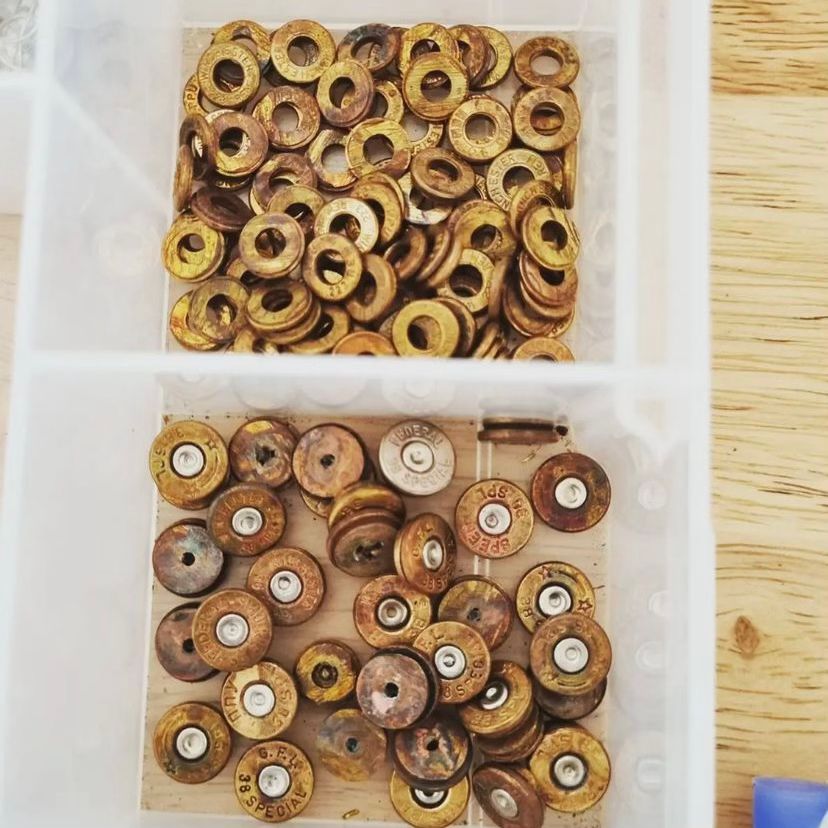 WILD BRASS- Bracelets- Brass Primer, Leather