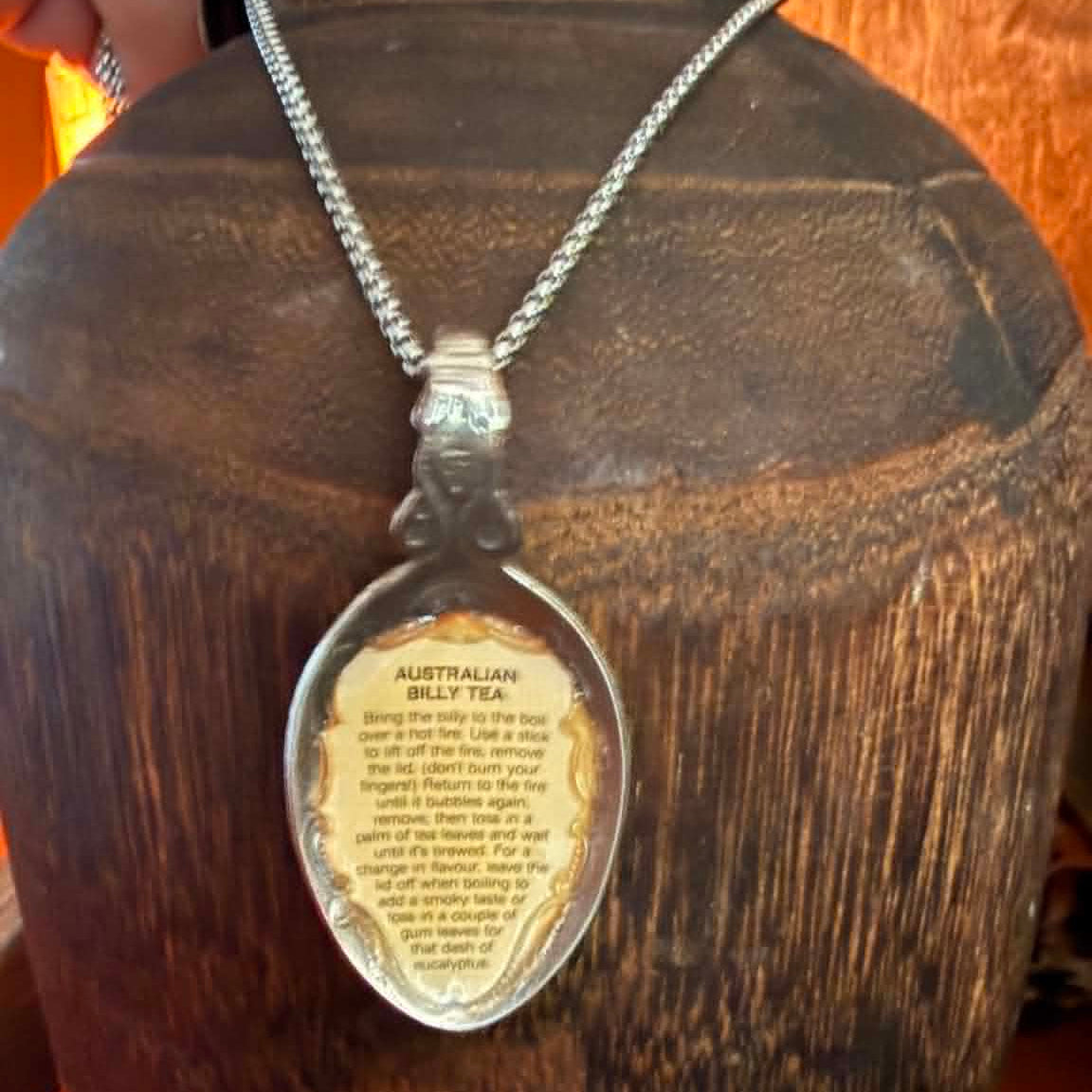 MOLLY MADE- Australian Billy Tea Spoon Pendant Necklace