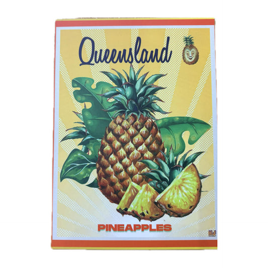 HAYLEY GILLESPIE - "QUEENSLAND PINEAPPLES" POSTCARD