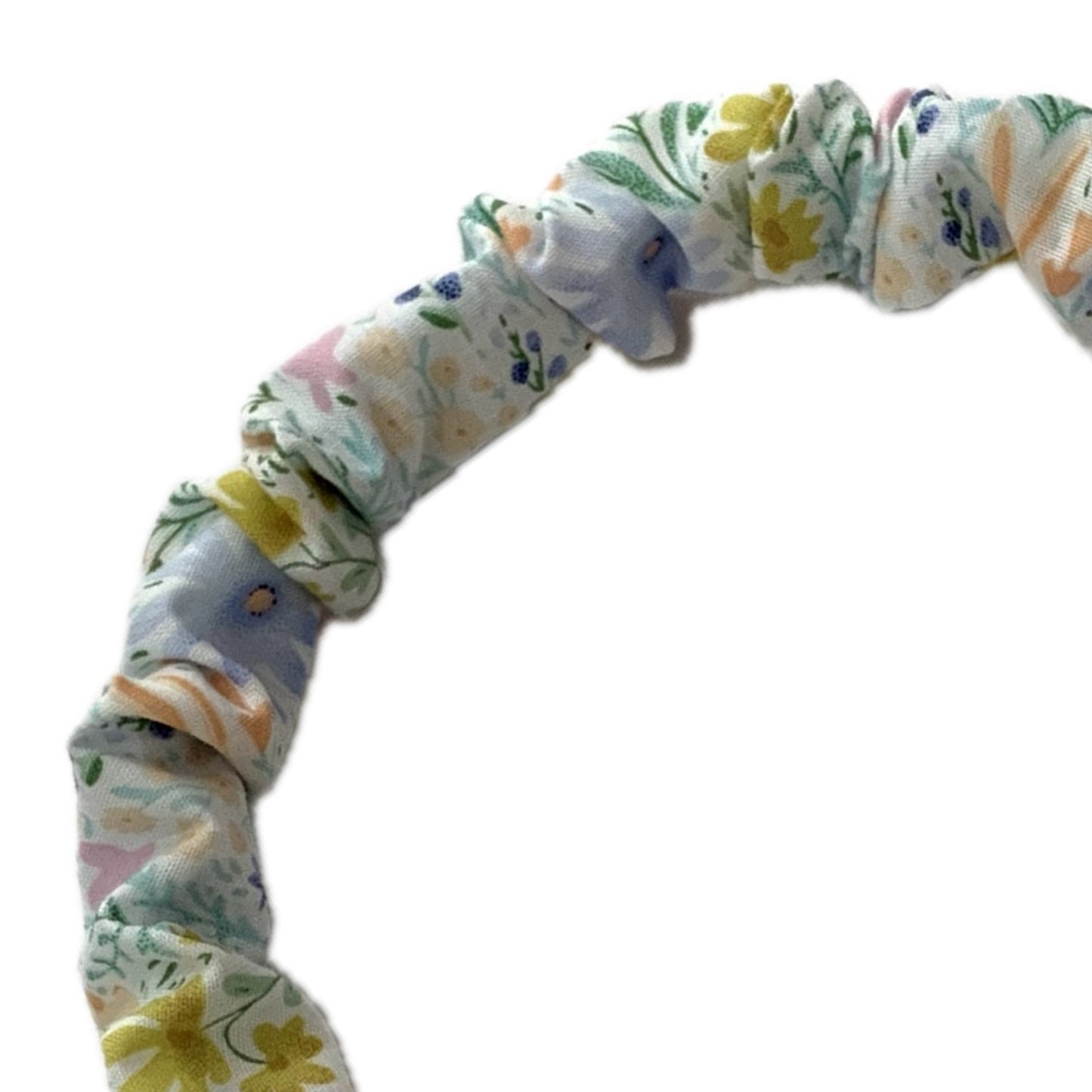 THIS BIRD HAS FLOWN -  Bunny Meadow- SMALL SCRUNCHIE HEADBANDS