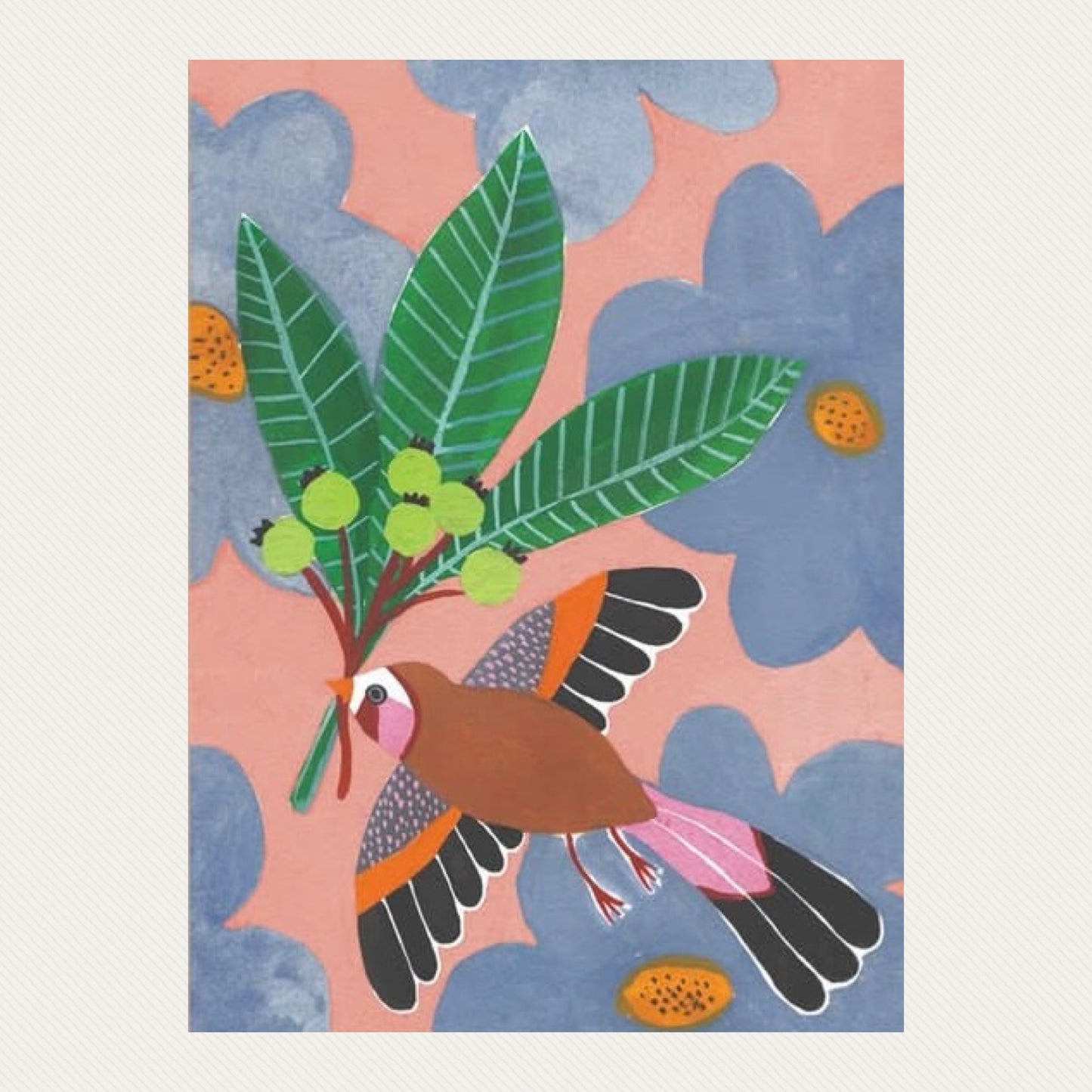 AHD PAPER CO - "Birdsong" - Framed Image