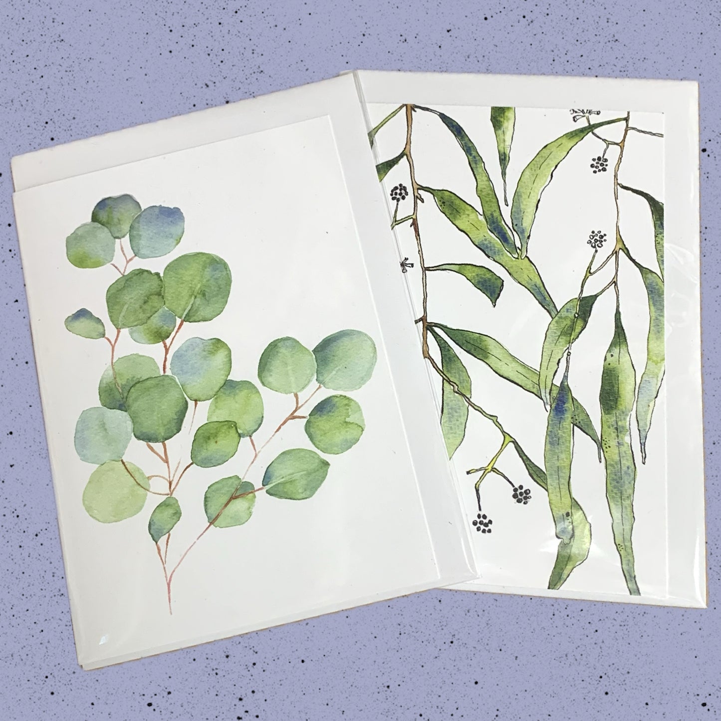 ESZTER'S CREATIONS- "Eucalyptus Branch"- Greeting Card