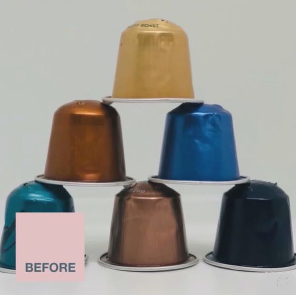EDIE & BILL- PIPPA MEGA DROP- Recycled Coffe Pod & Magazine Earrings