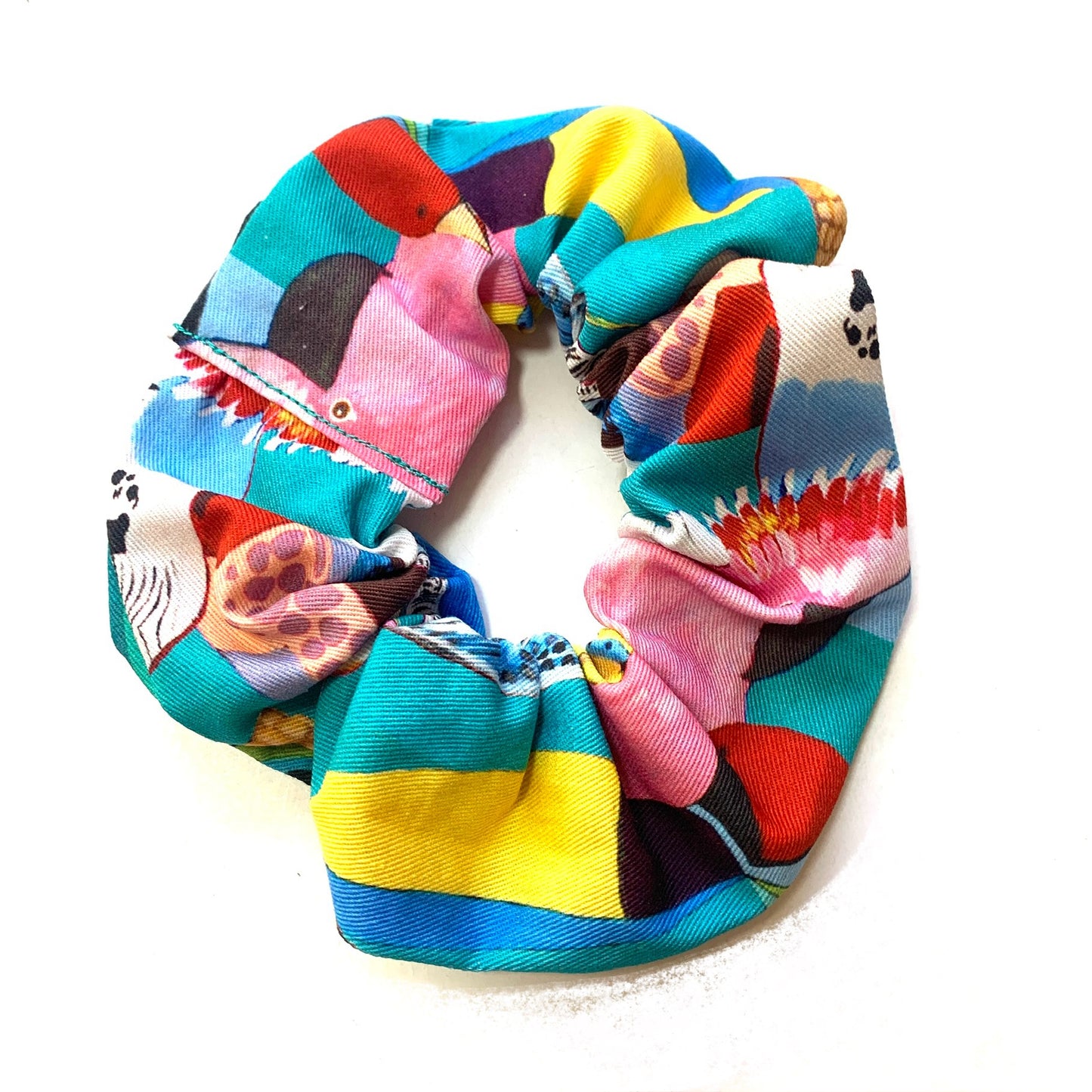 MUMMA WHOOPEE - JUMBO "Birdie Paradise" SCRUNCHIES