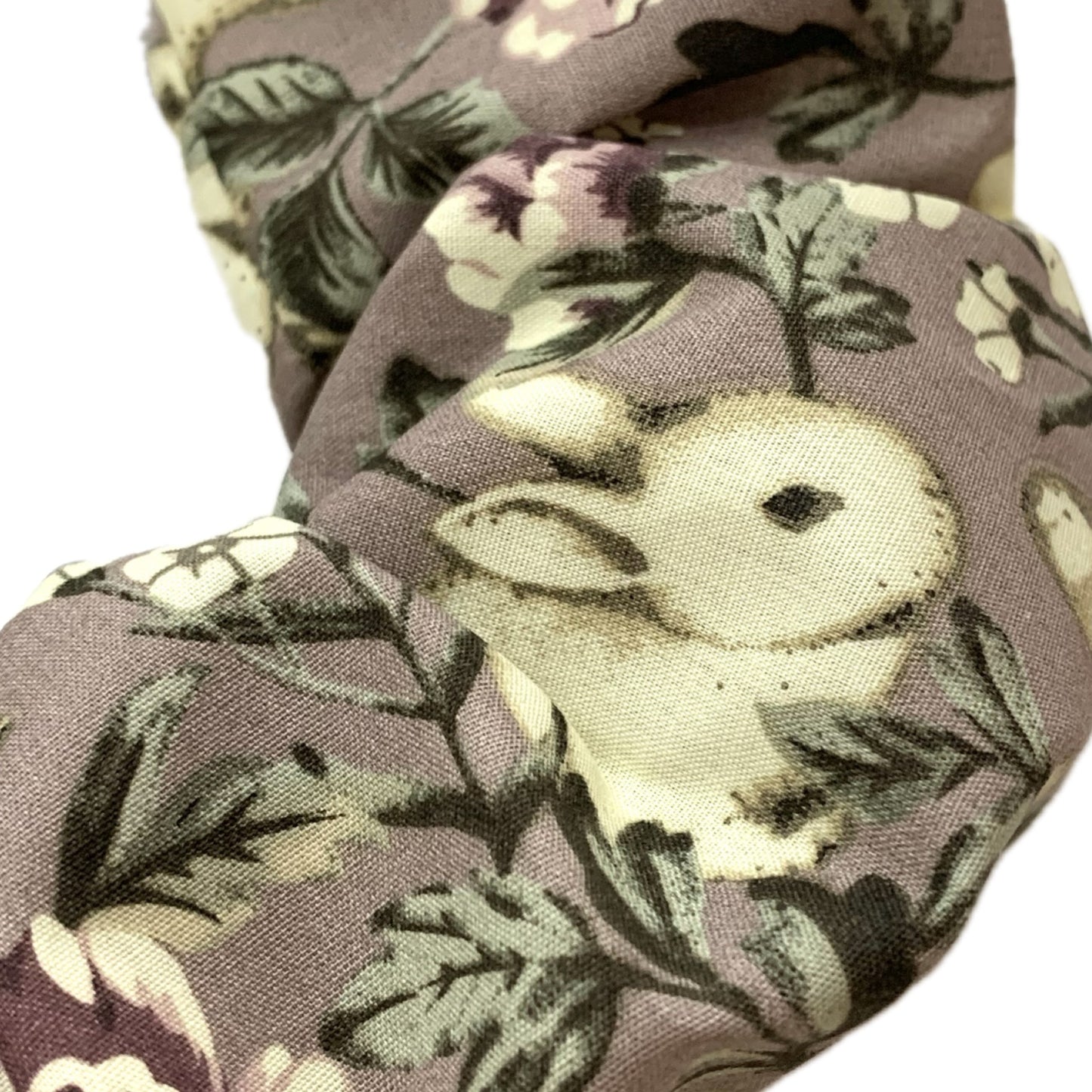 THIS BIRD HAS FLOWN -  Woodland Rabbits- MEDIUM JUMBO SCRUNCHIE HEADBAND