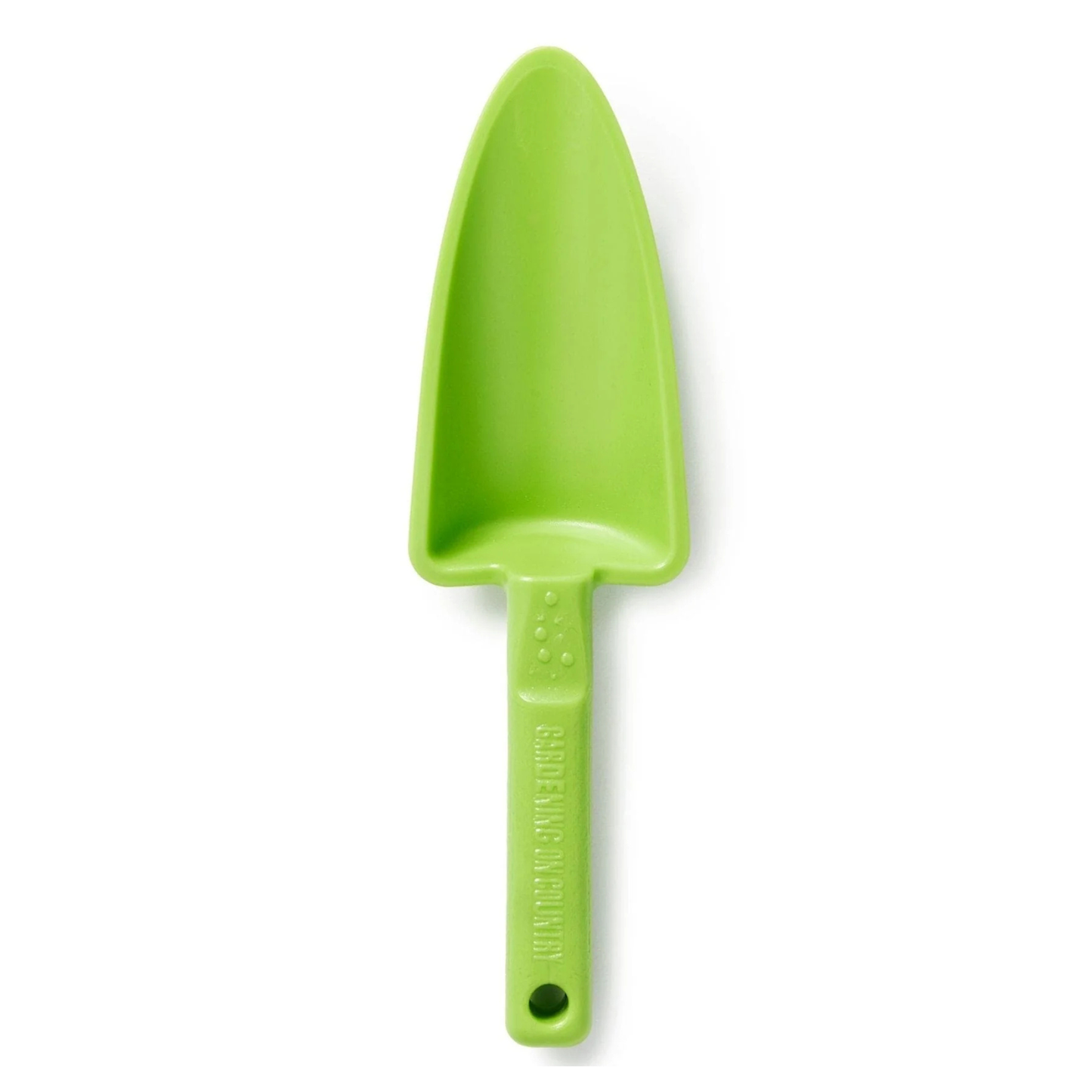 GARDENING ON COUNTRY - Joey Kids Trowel Kakadu Green – Recycled Plastic Kids Garden & Beach Trowel