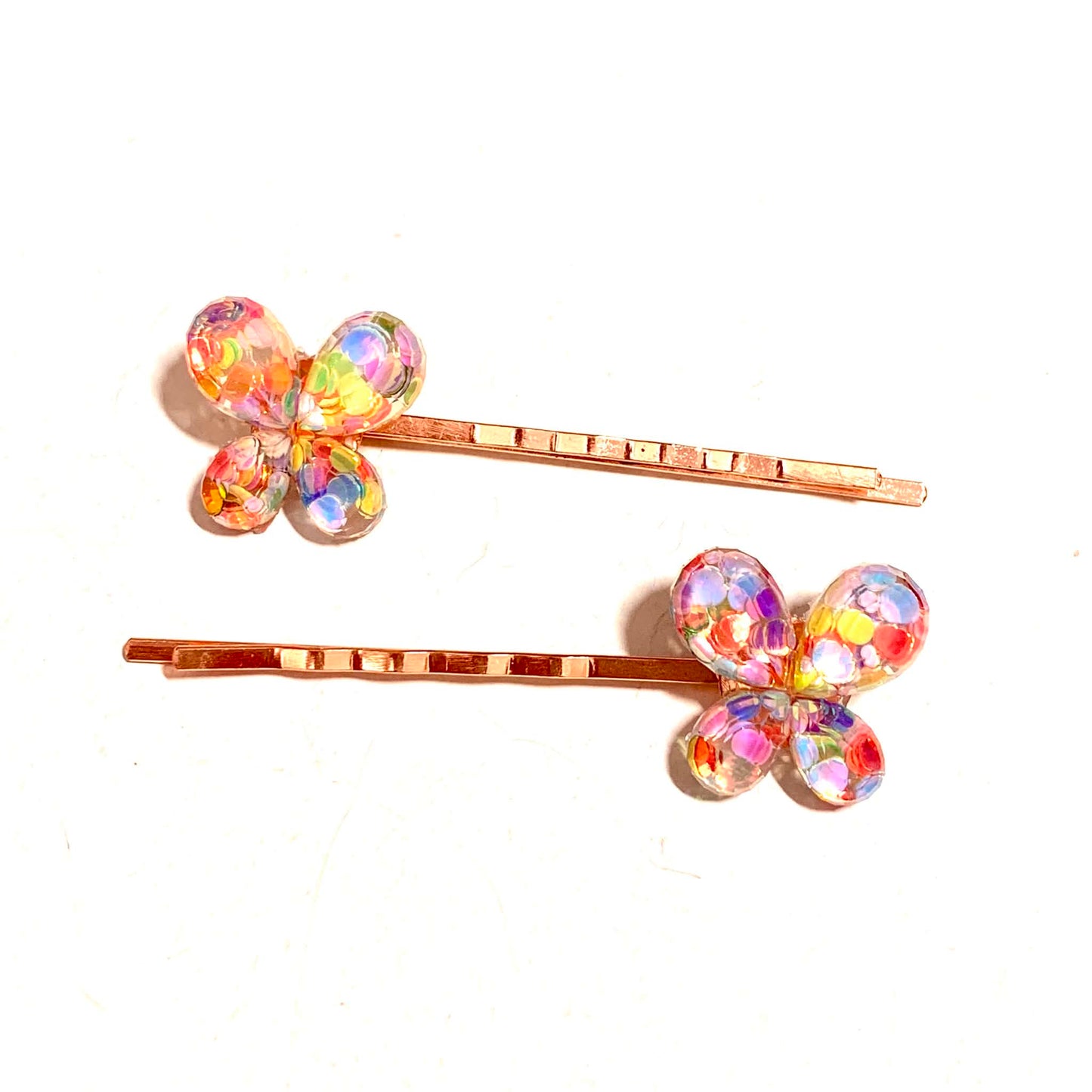 THIS BIRD HAS FLOWN - Confetti Butterflies- Hair Pins