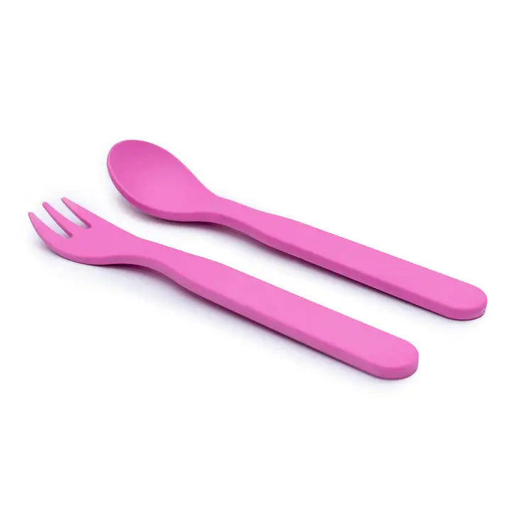 BOBO & BOO- Plant-Based Cutlery Set - Pink