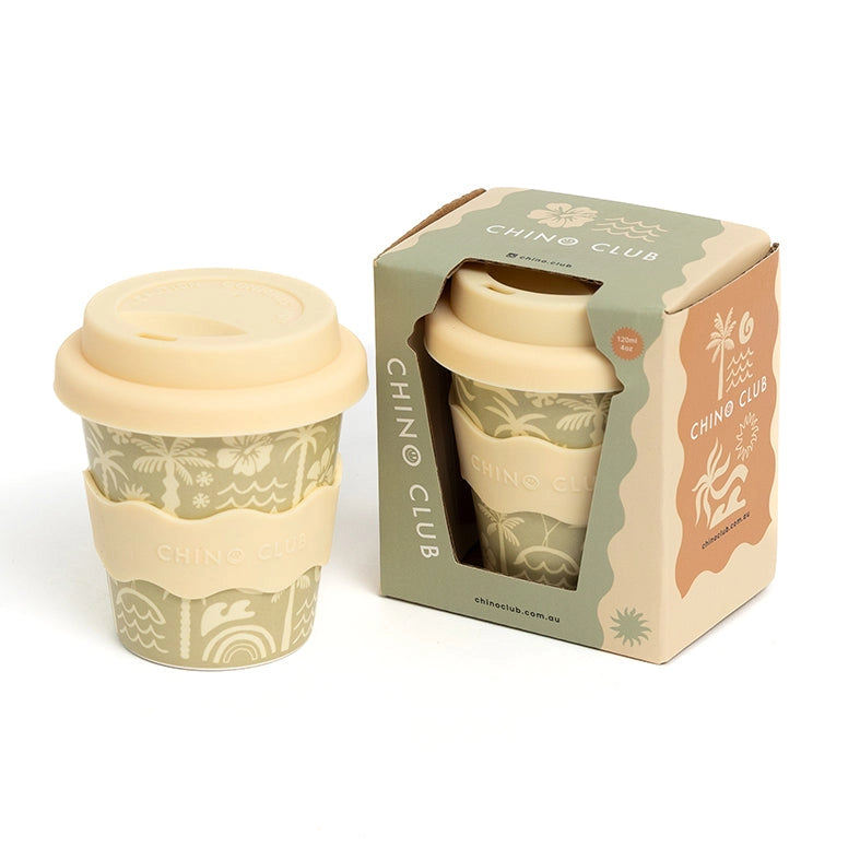 CHINO CLUB- Kids 4oz Reusable Babychino Cup- Moana