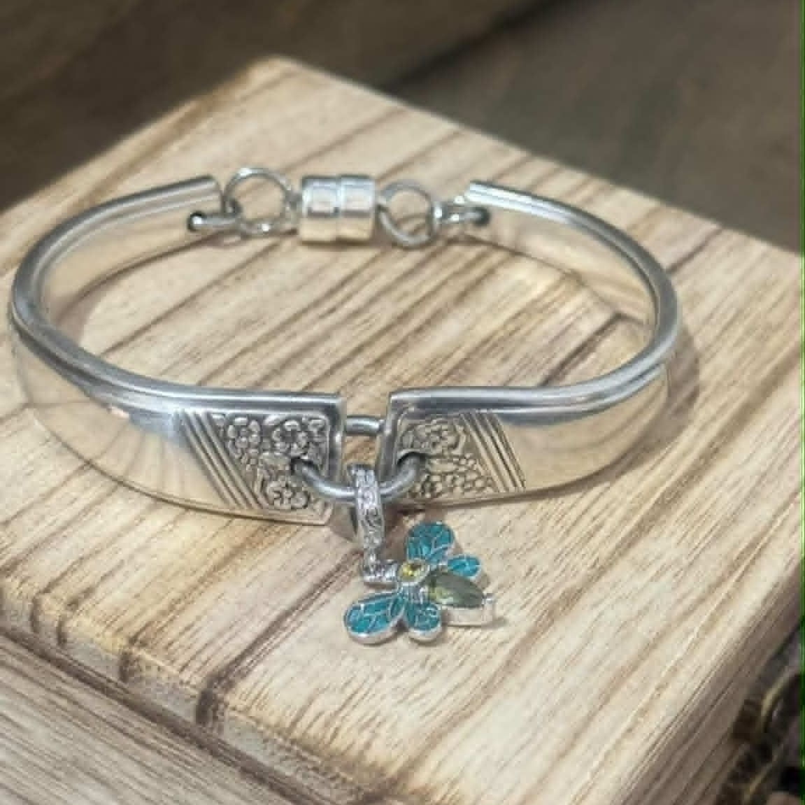 MOLLY MADE- 'Margaret Rose' Silverware Handle Bracelet