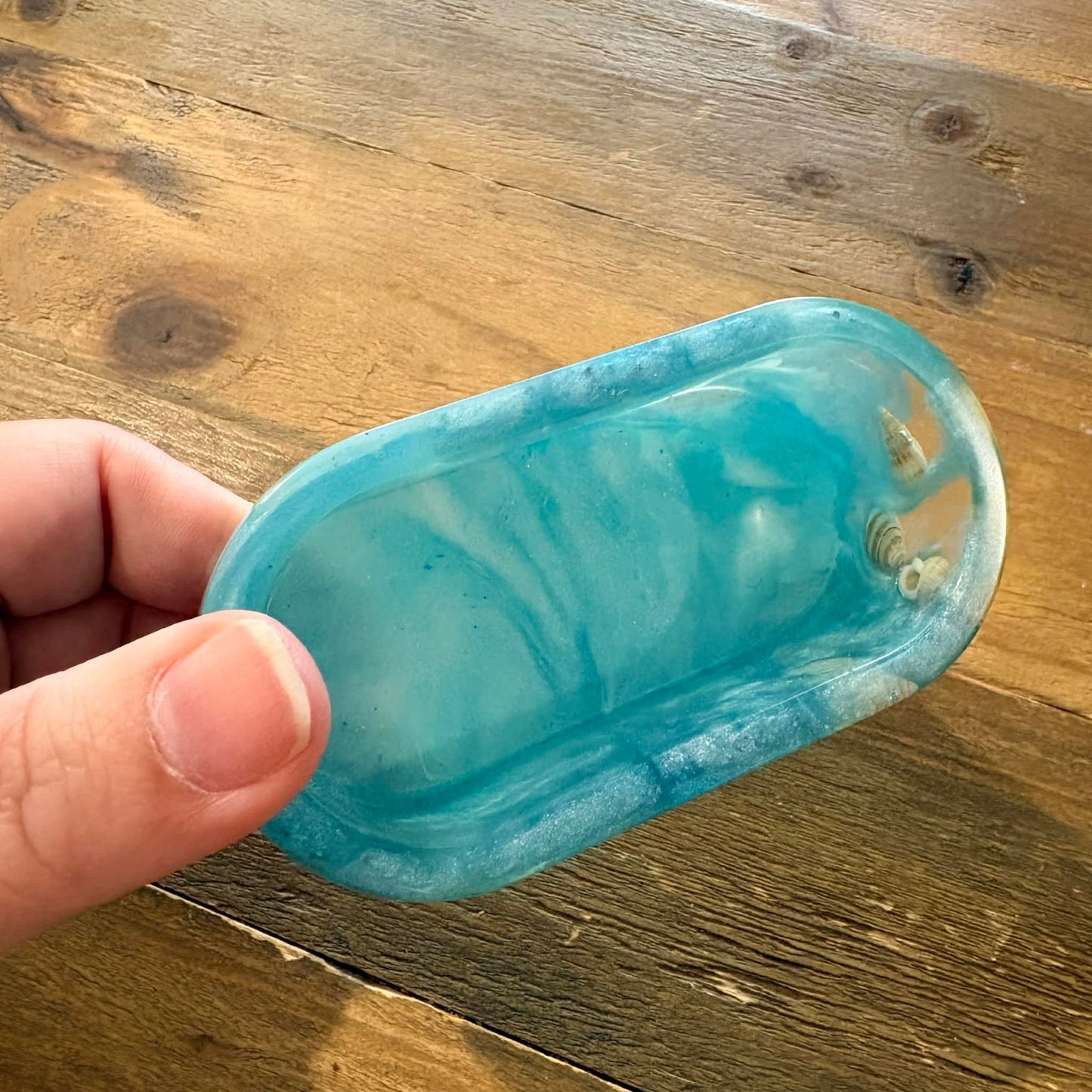 BRENDA STONE ART - Resin Oval Trinket Tray 2