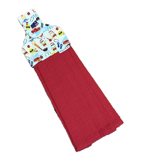 OH SEW ROSY: Hanging Towels -Christmas Summer Santa