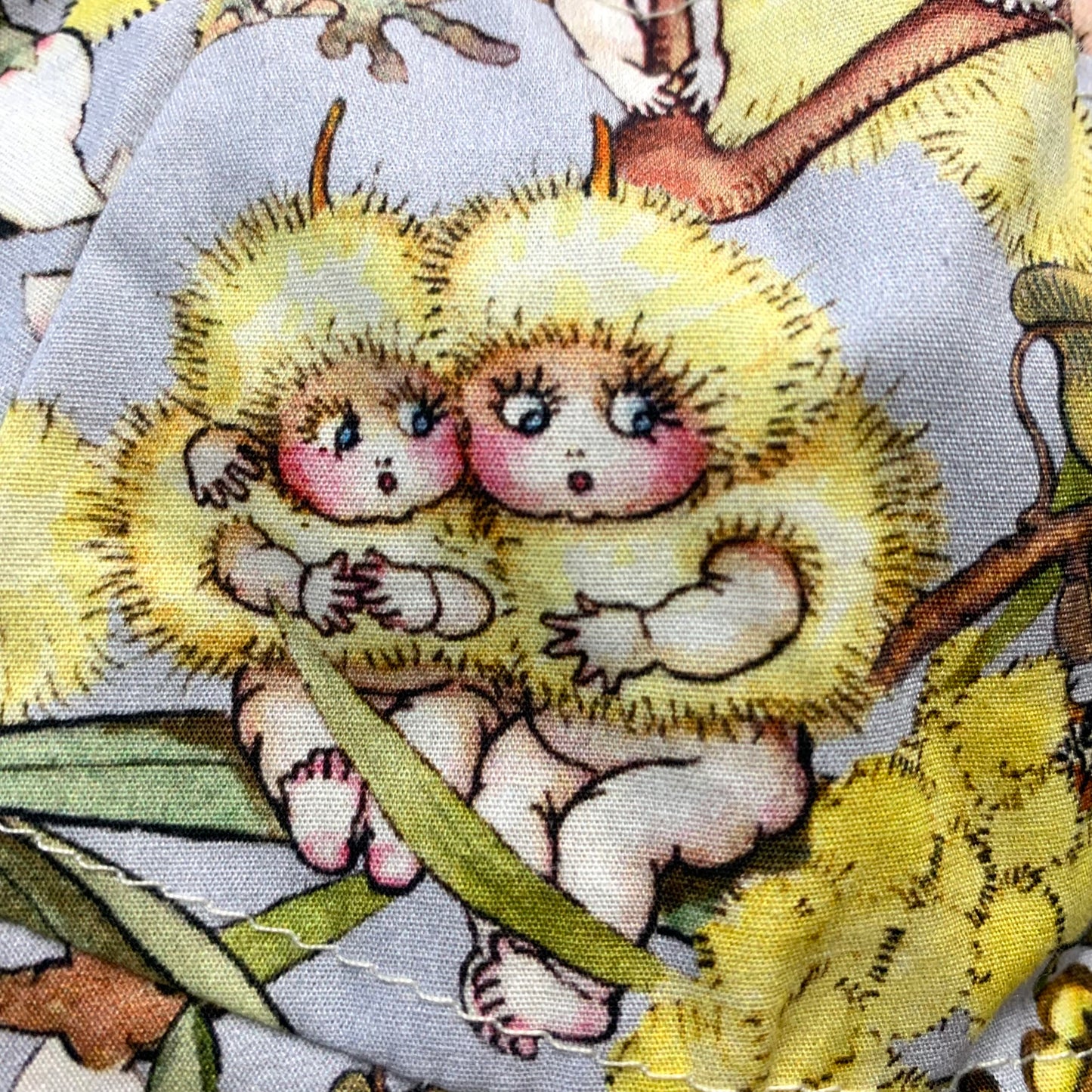 Teacups n Quilts - May Gibbs Fabric Hat- Blossom Babies - Adult Size