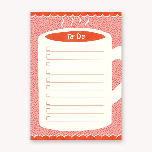 LAUREN SISSON STUDIO- "Coffee To-Do List" - Magnetic Notepad