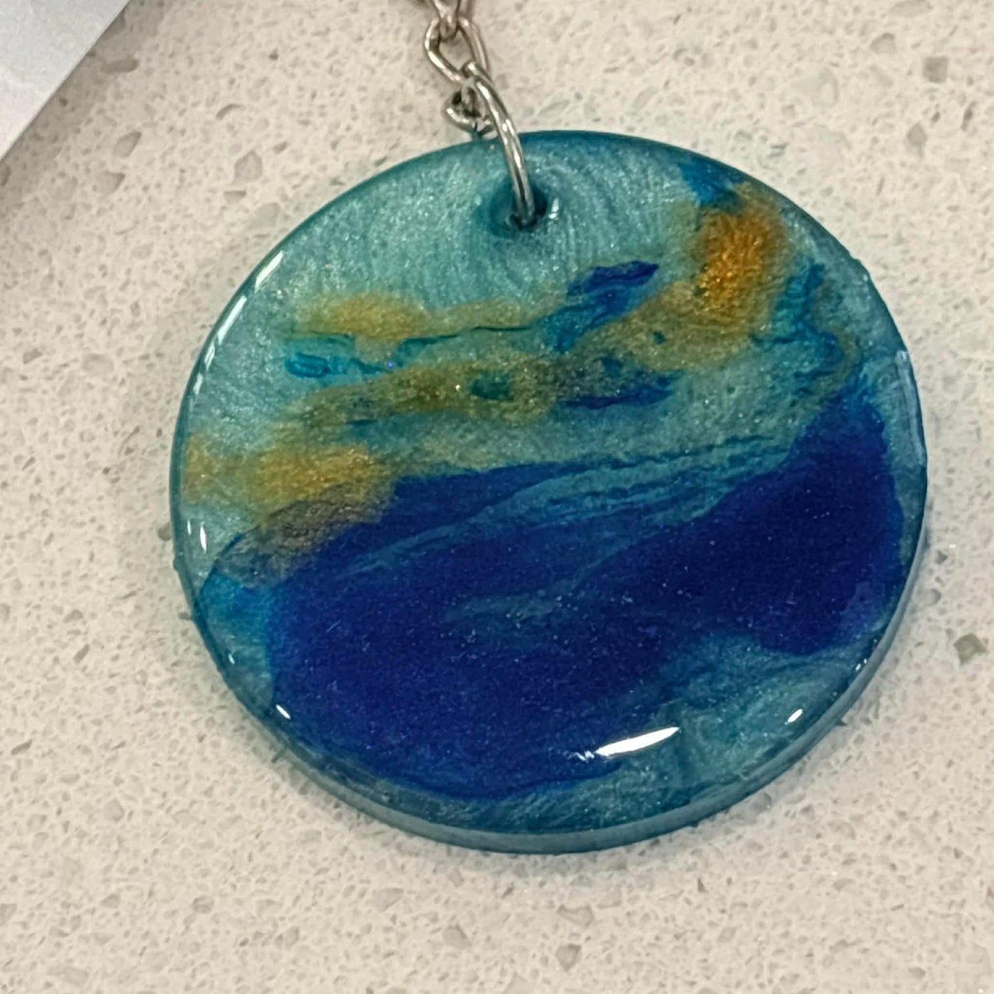 BRENDA STONE ART - Resin Ocean Keyring 2