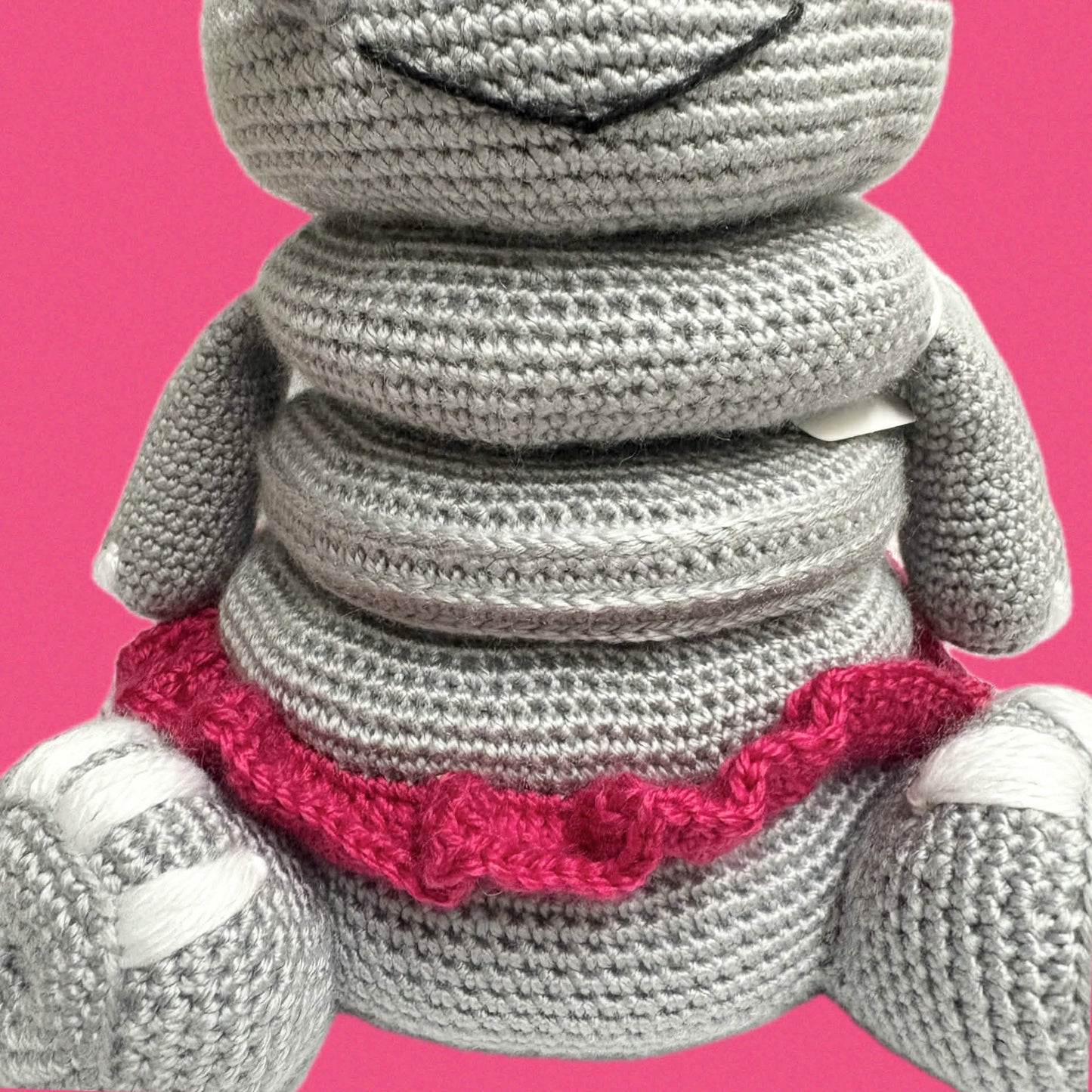 HOOKED BY JEN- Gloria Crochet Stacking Hippo