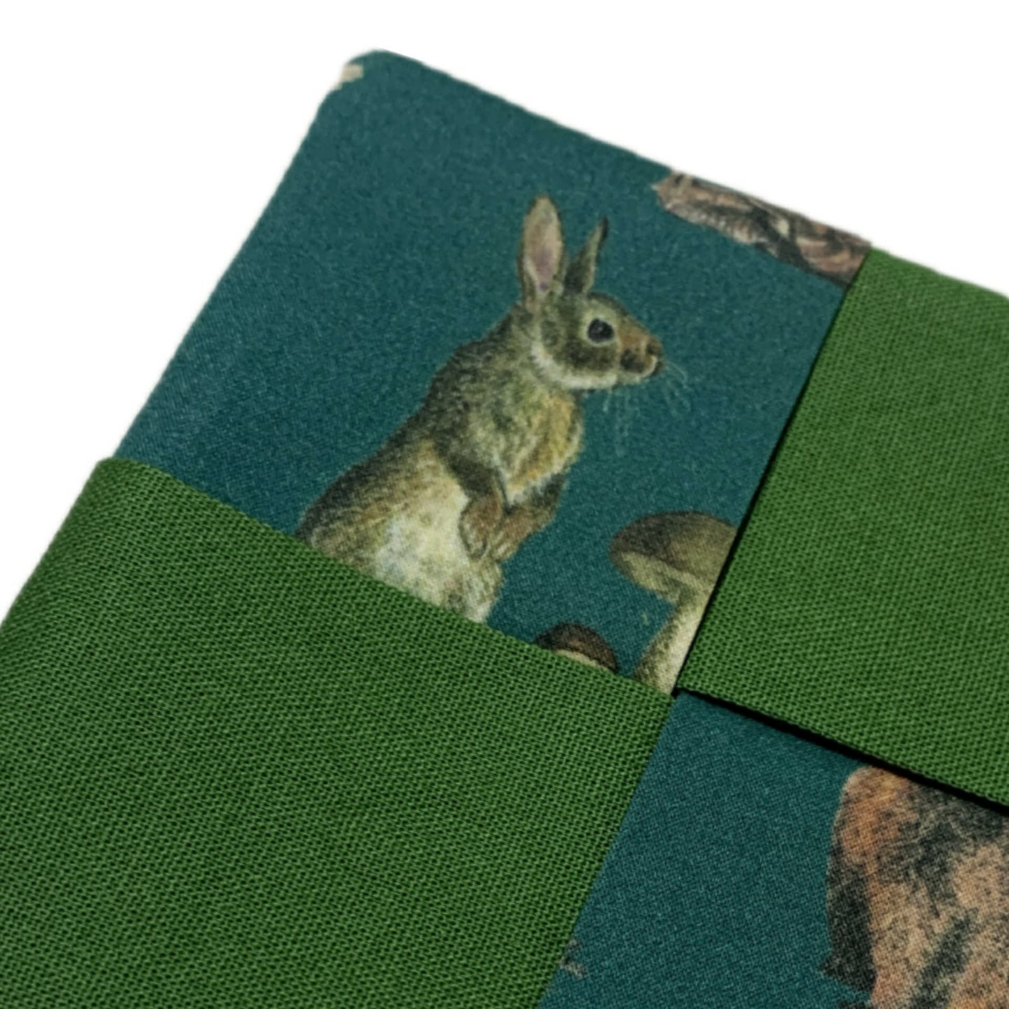MUMMA WHOOPEE- SINGLE WINE GLASS SLIPPER/COASTERS- Woodlands and Green